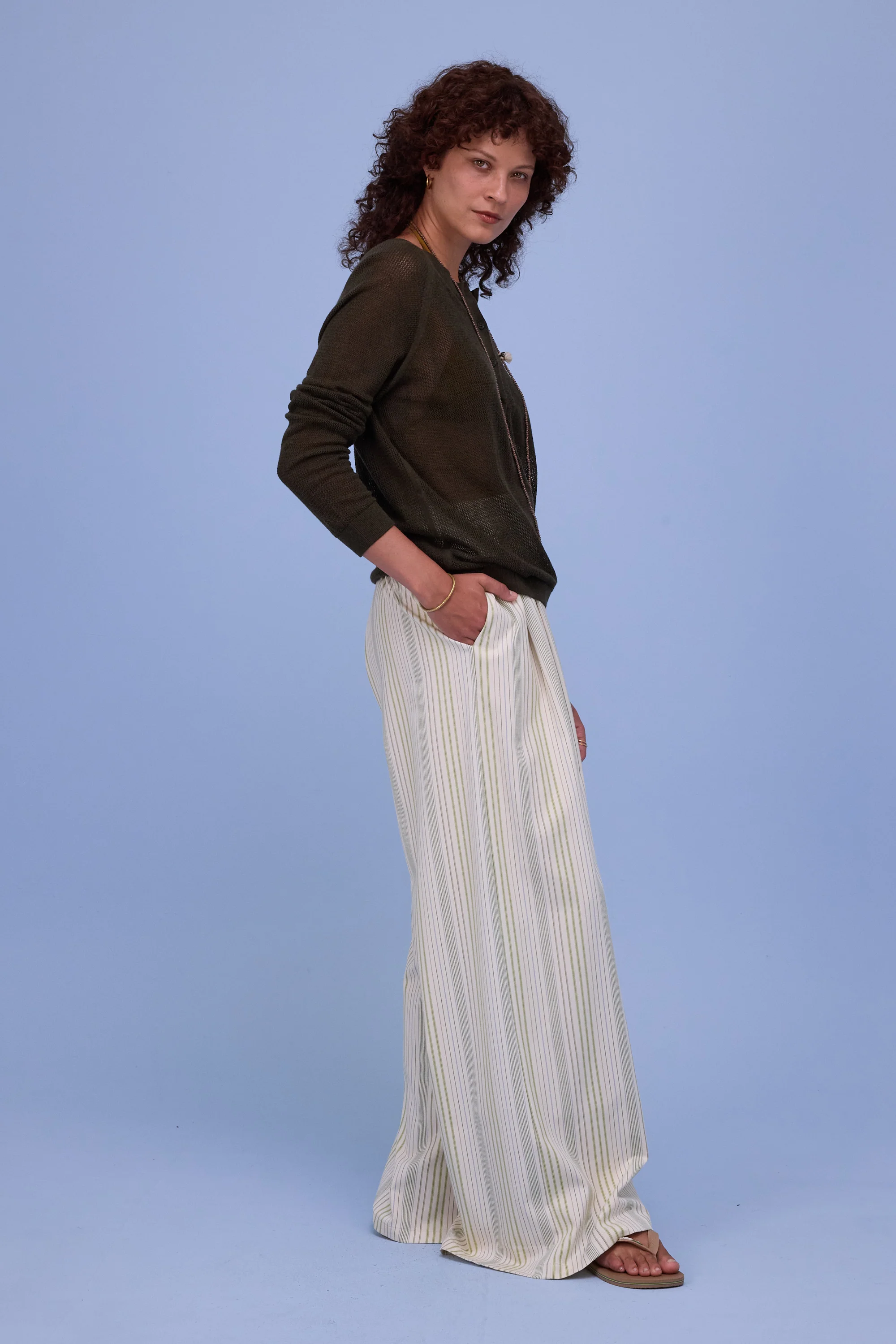 Hartford trui in nori green - Image 4