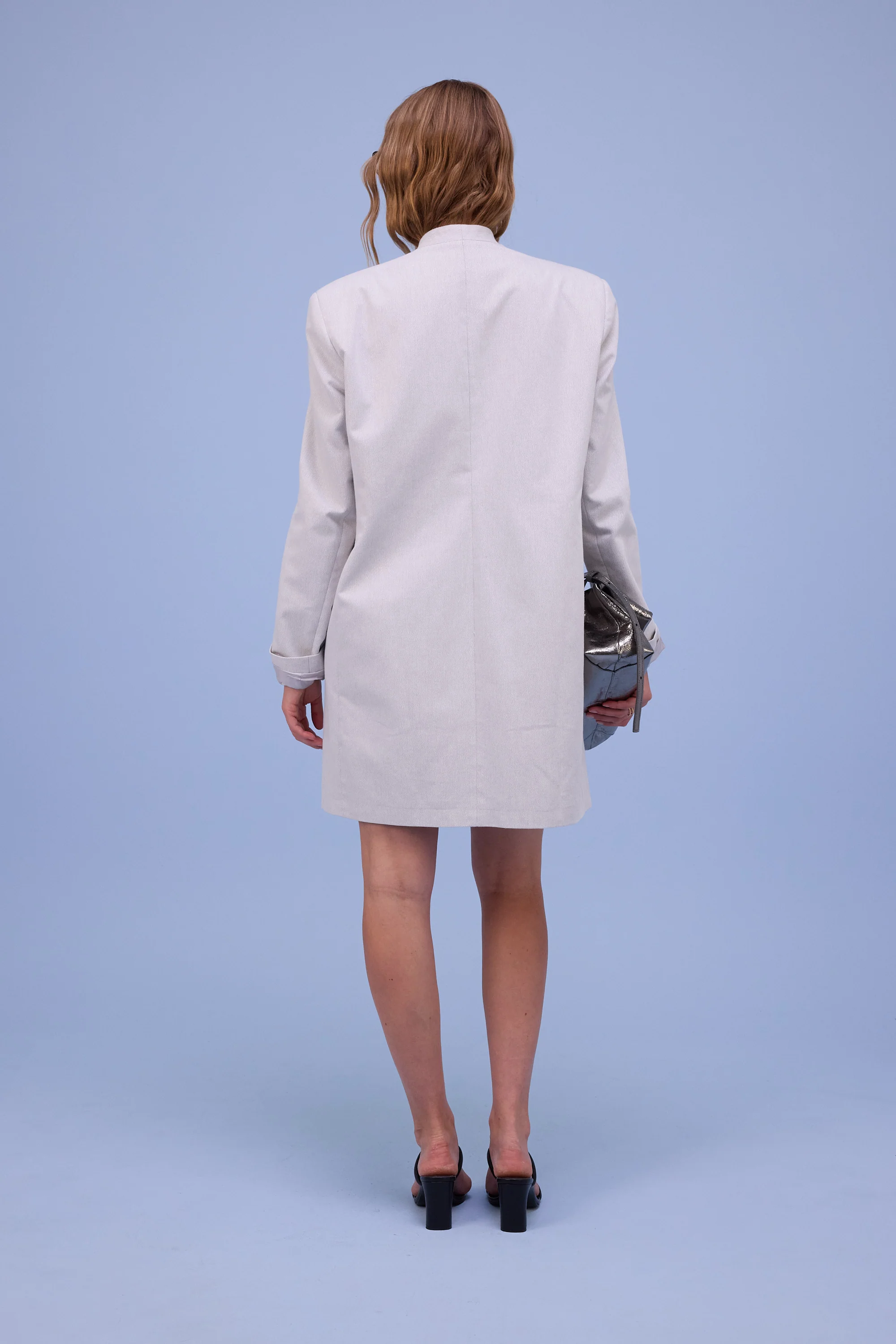 Harvest vest in silver - Image 8