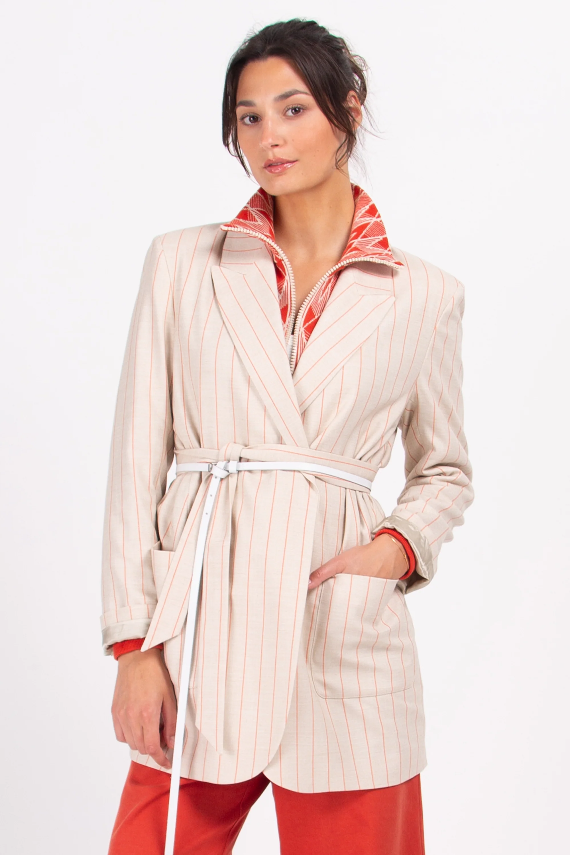 Dunne witte riem - Image 3