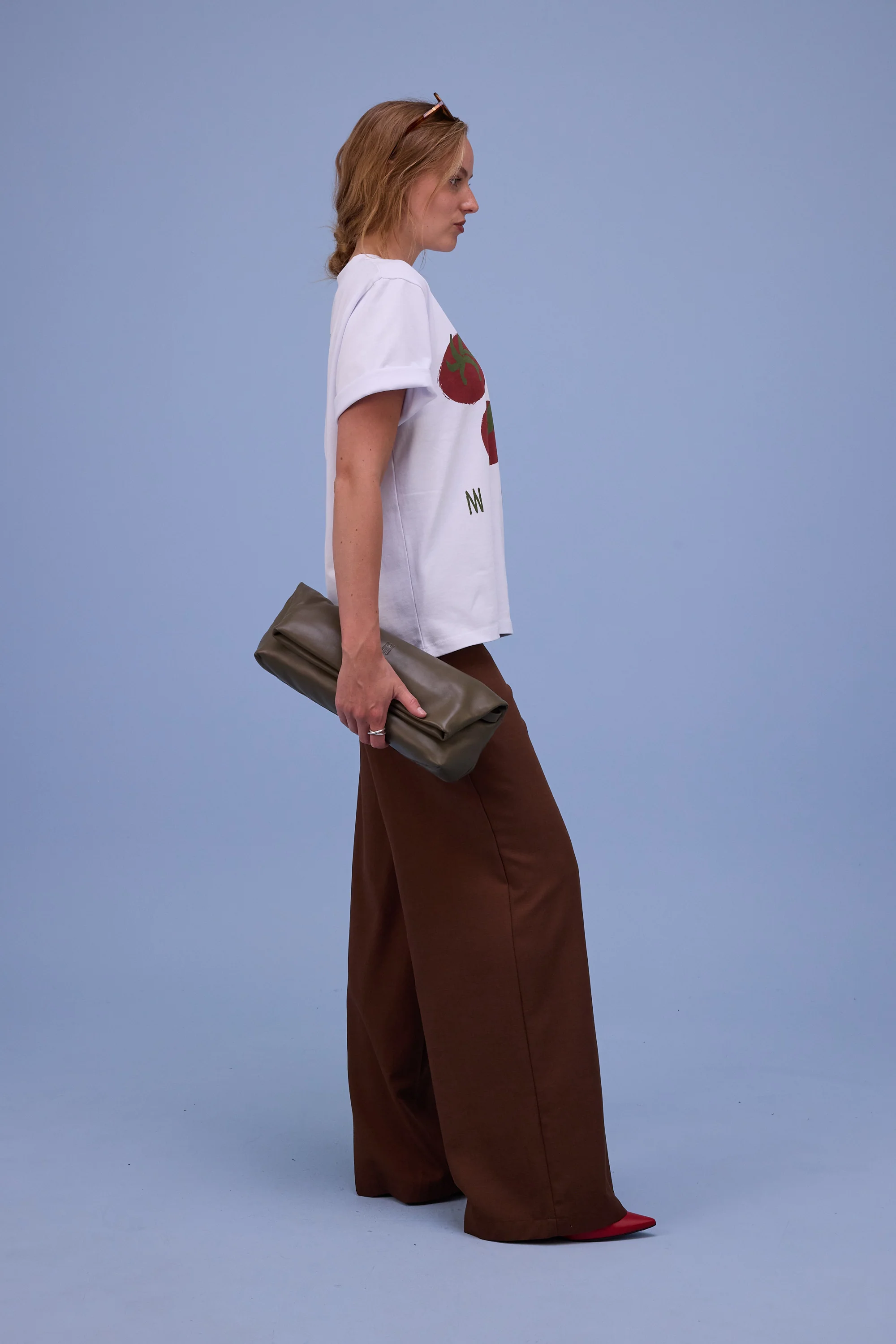 Haiden tomato T-shirt - Image 3