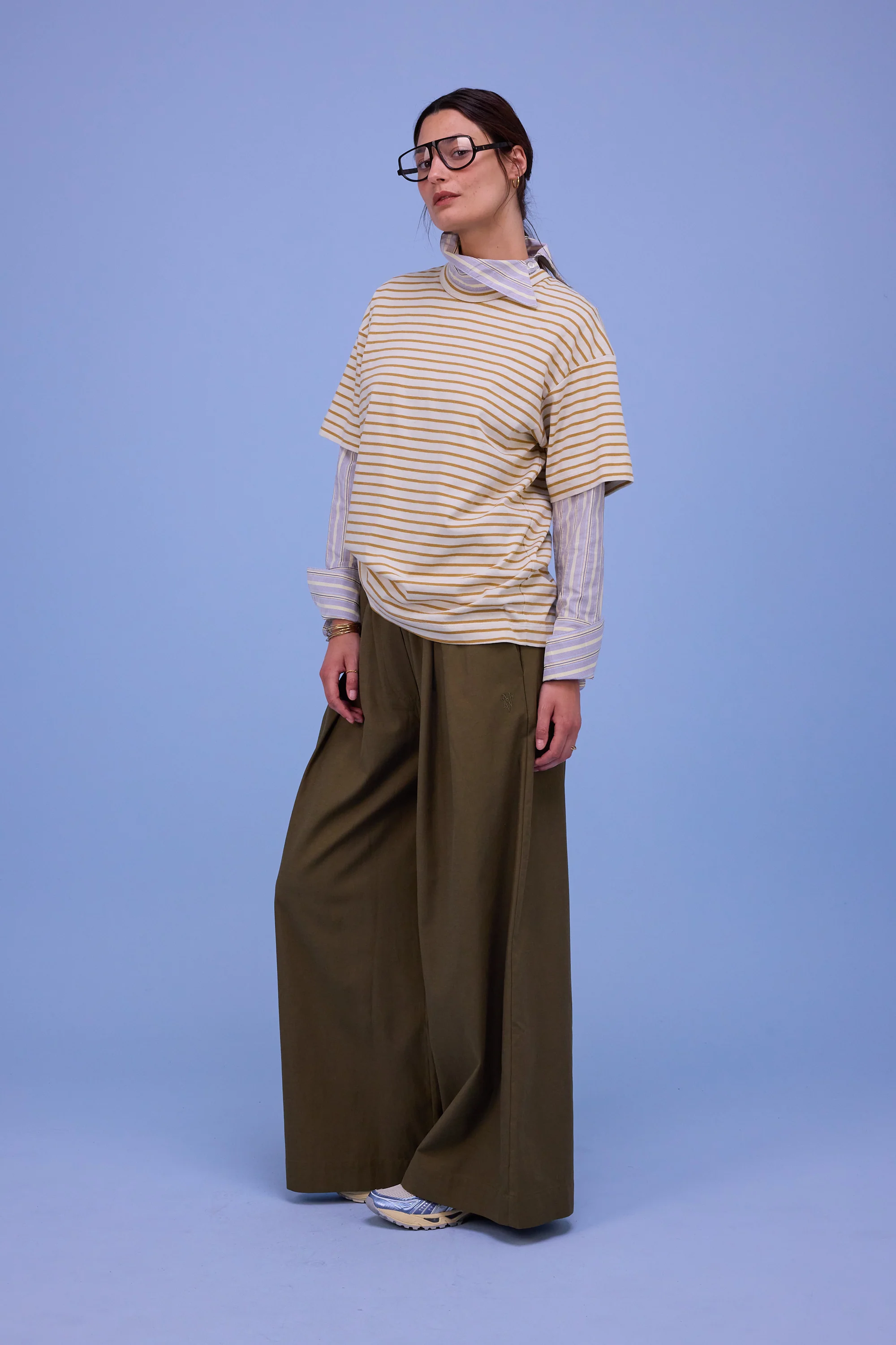 Halle blouse in tender yellow taffeta - Image 5