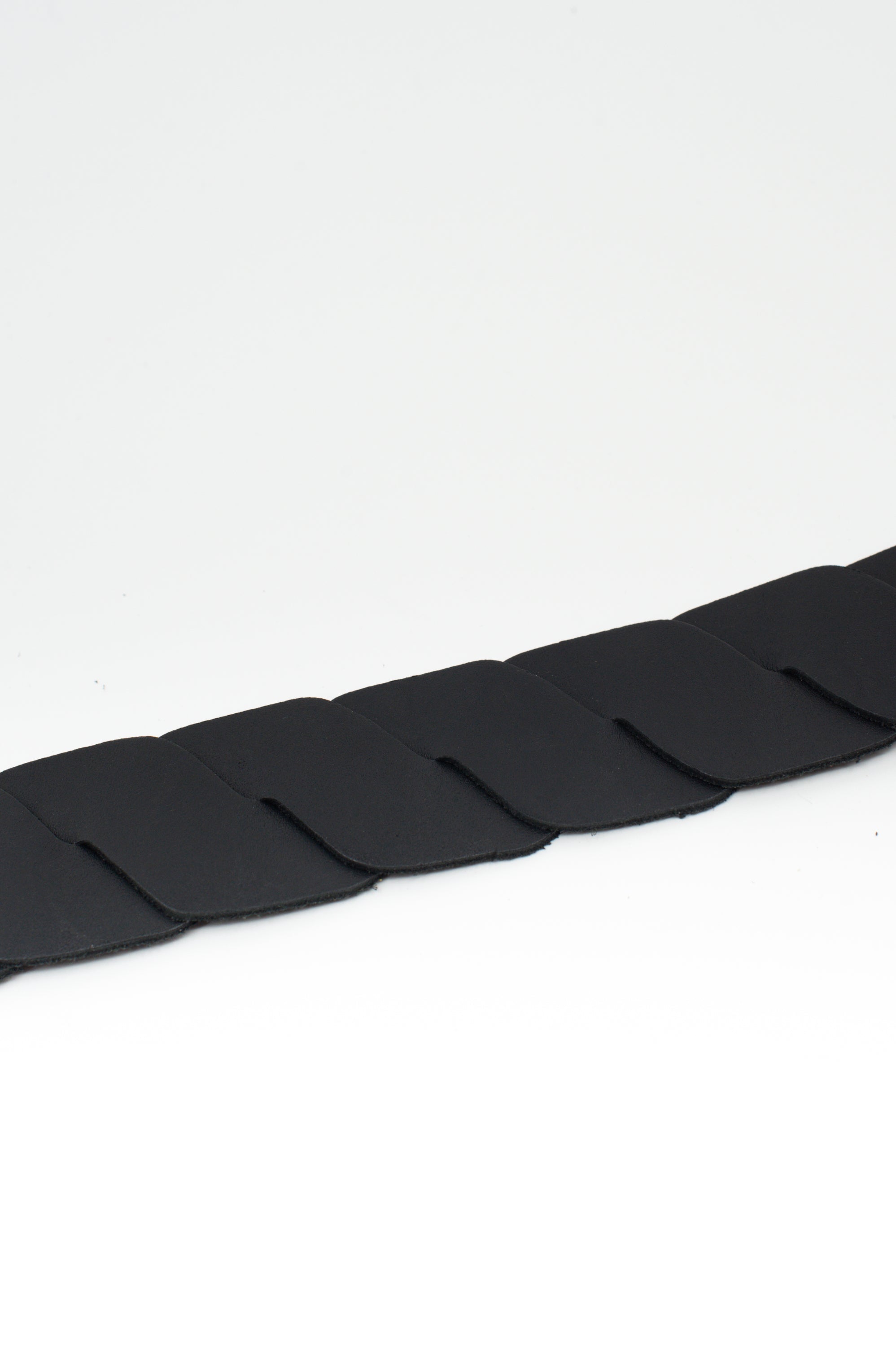 Gevlochten zwarte riem - Image 3