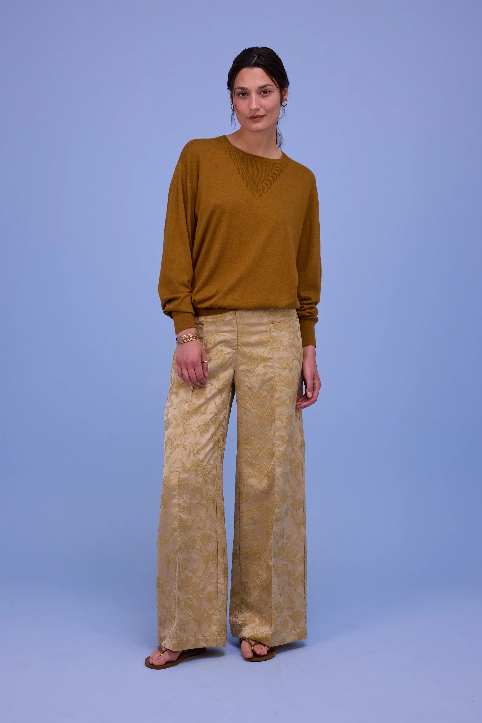 Hollywood trui in golden brown - Image 2