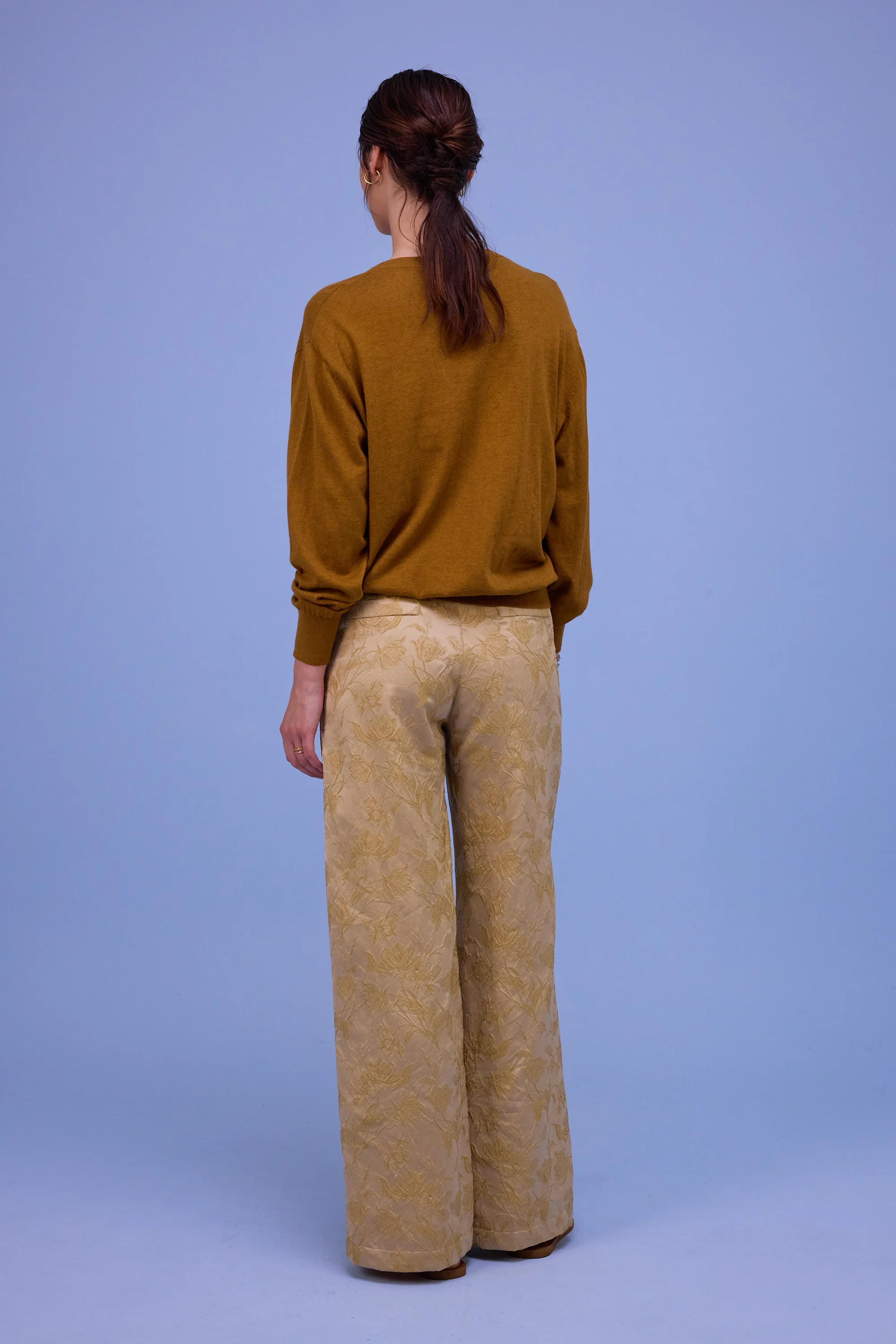 Hollywood trui in golden brown - Image 3