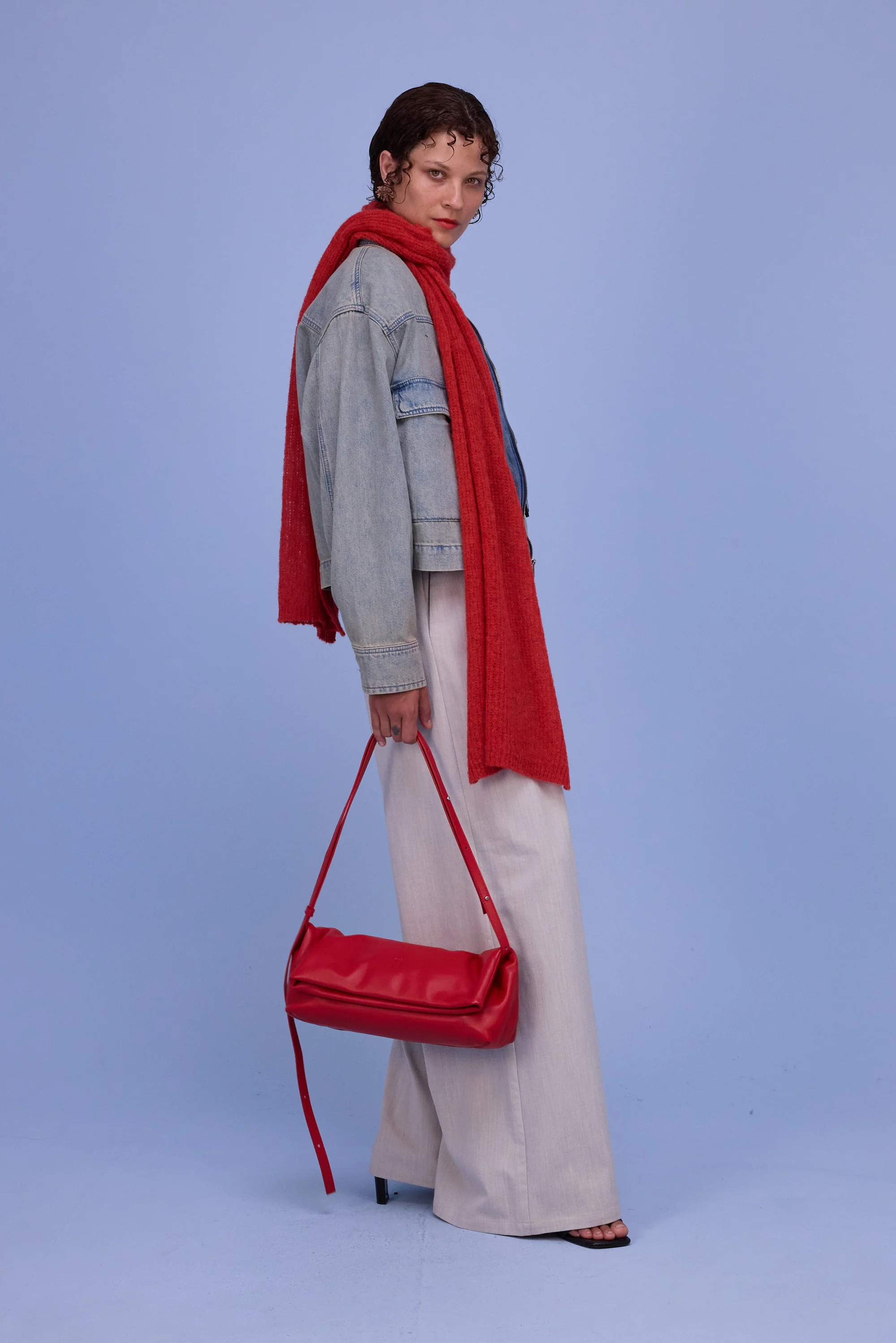 Hervé jasje in sand denim - Image 4