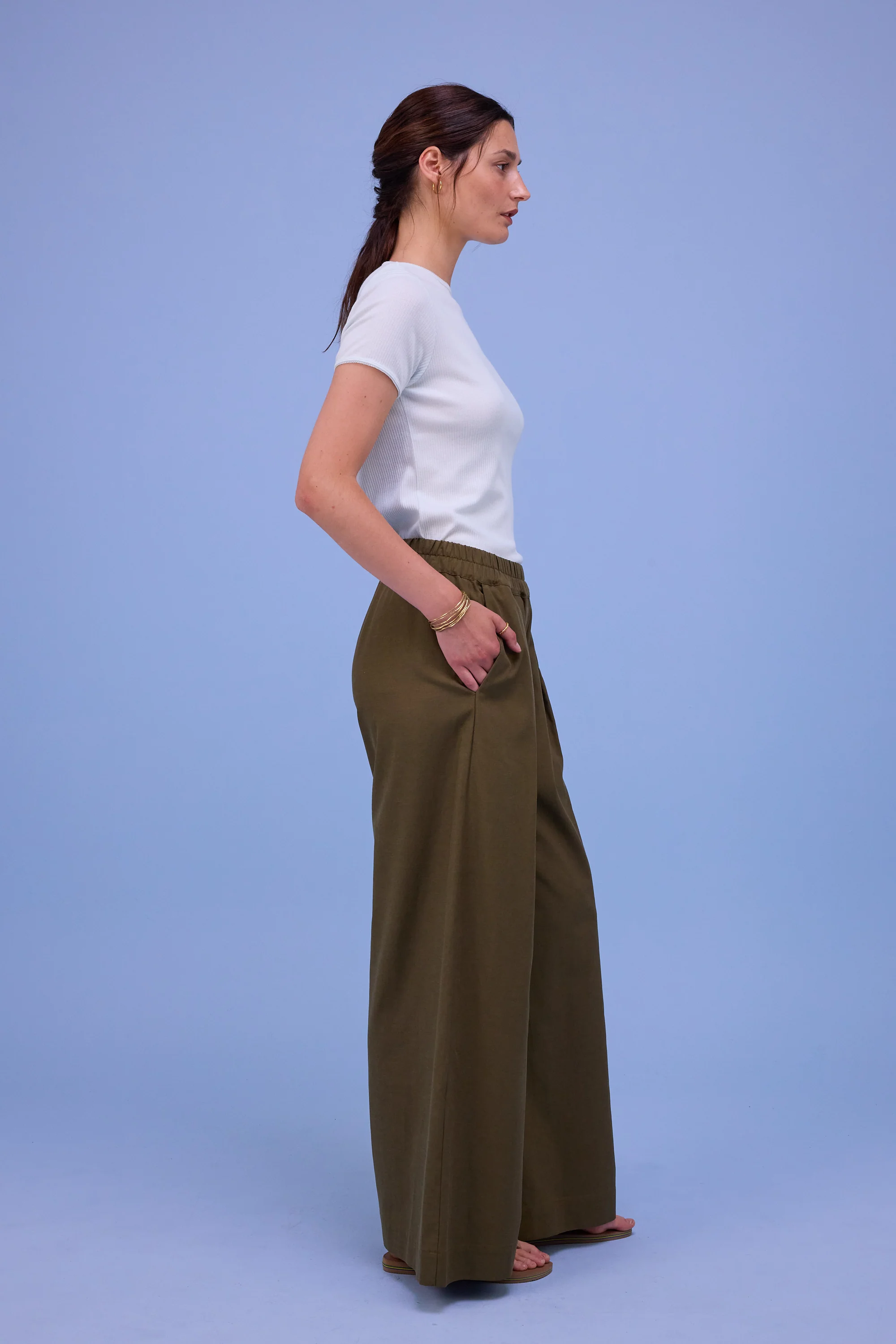 Freddy broek in dark olive - Image 5