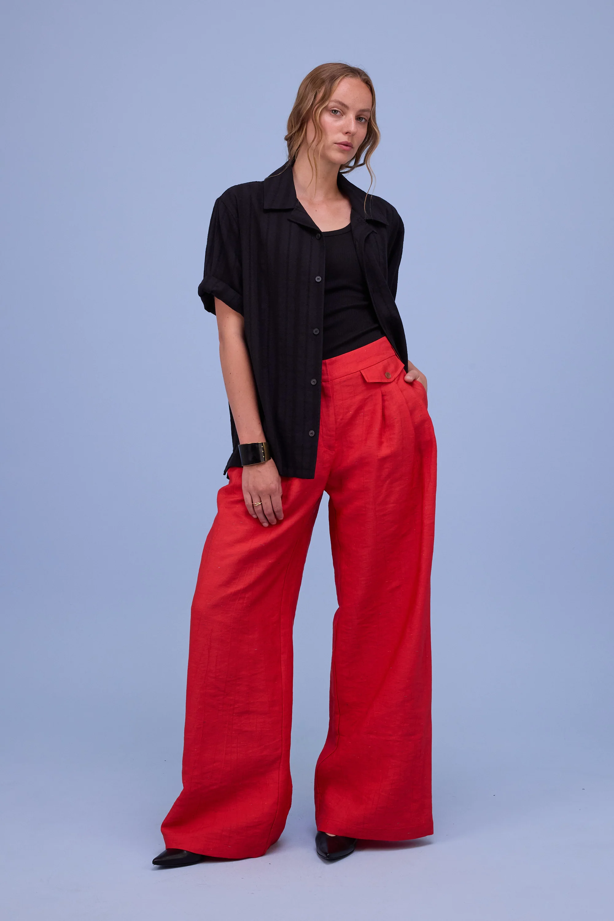 Hugo hemd in french cotton black - Image 4