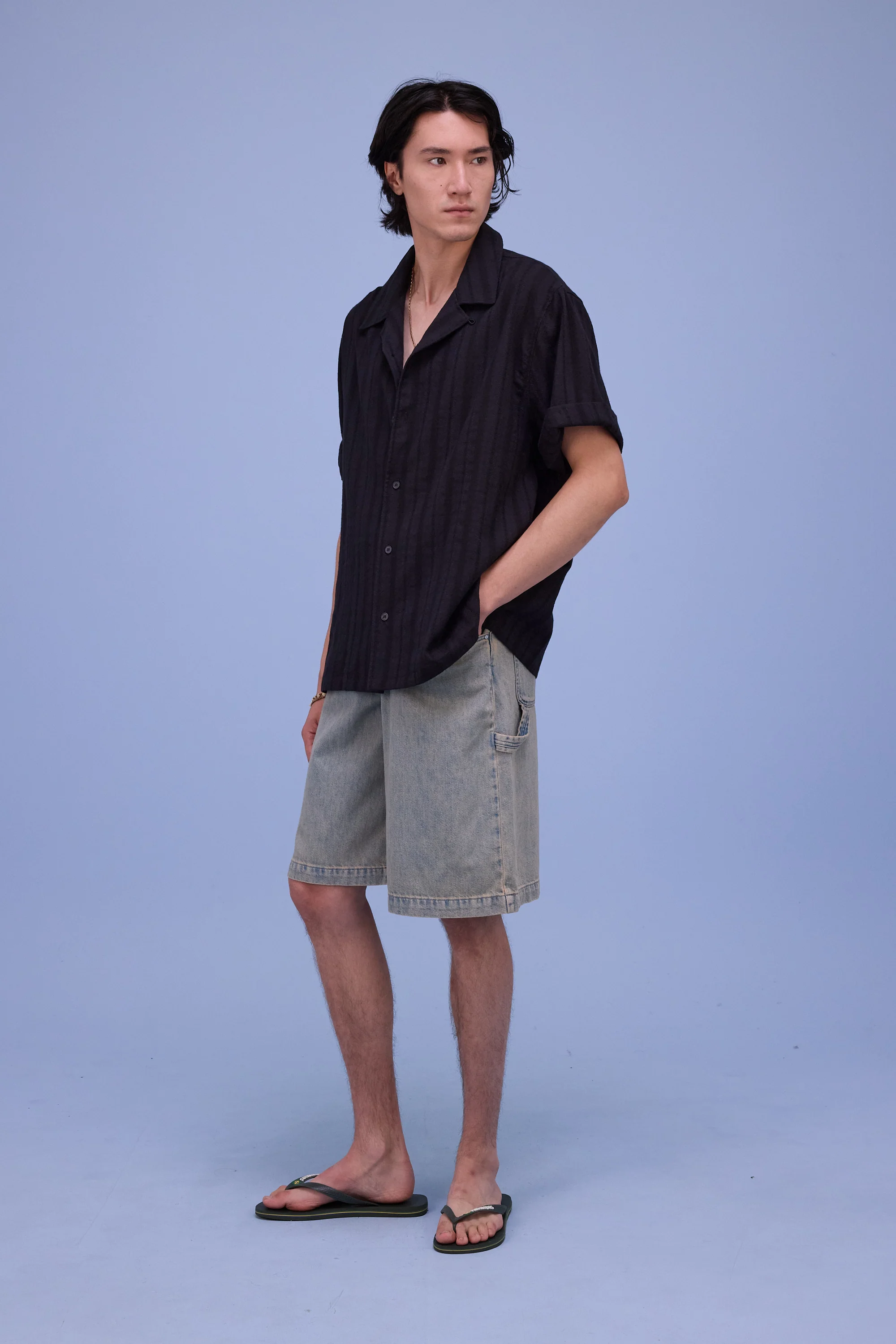 Hugo hemd in french cotton black - Image 5