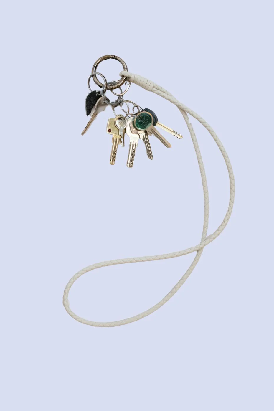 Key chain in cream
