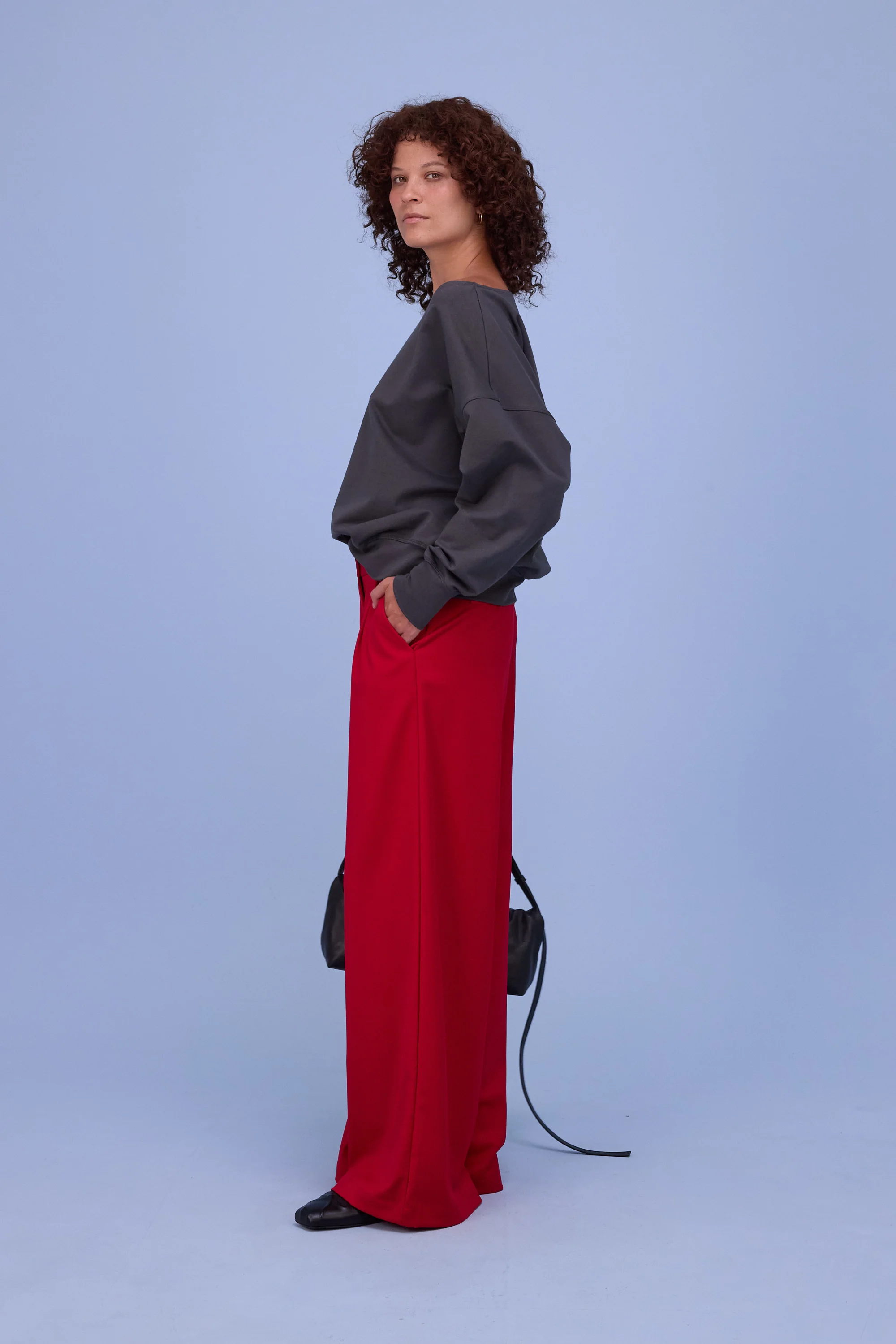 Gisele sweater in dark shadow - Image 2