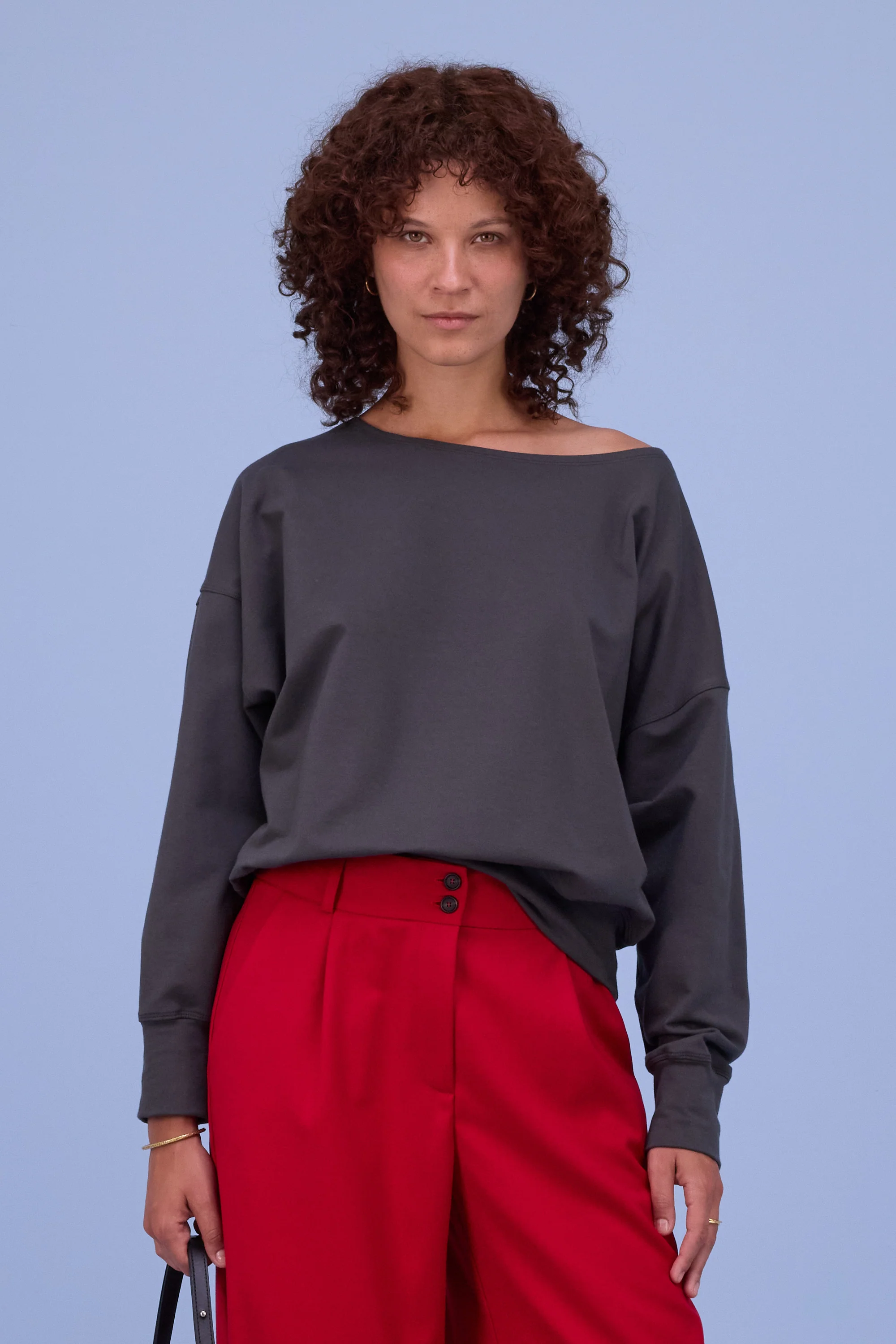 Gisele sweater in dark shadow - Image 6