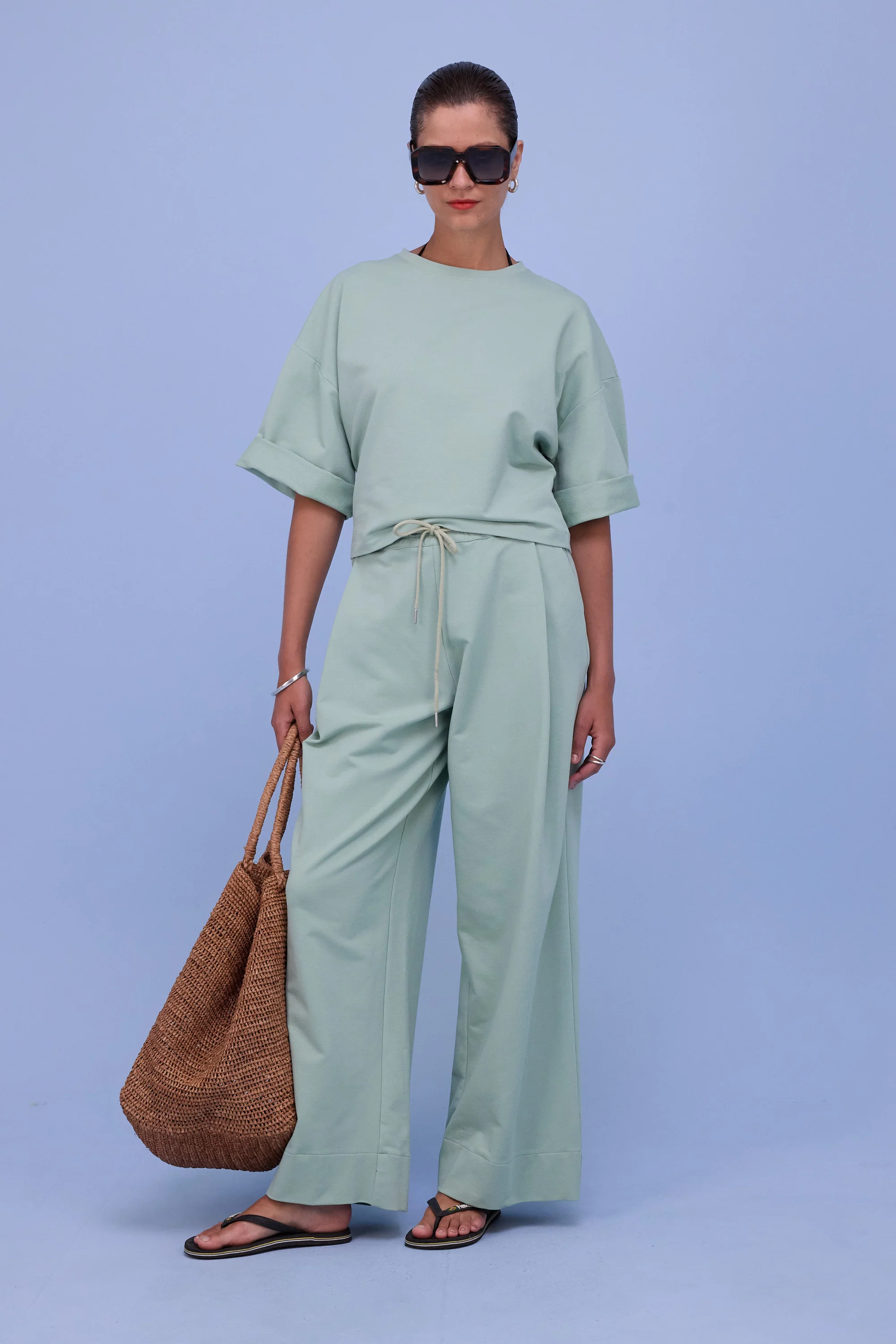Geano broek in sage - Image 2