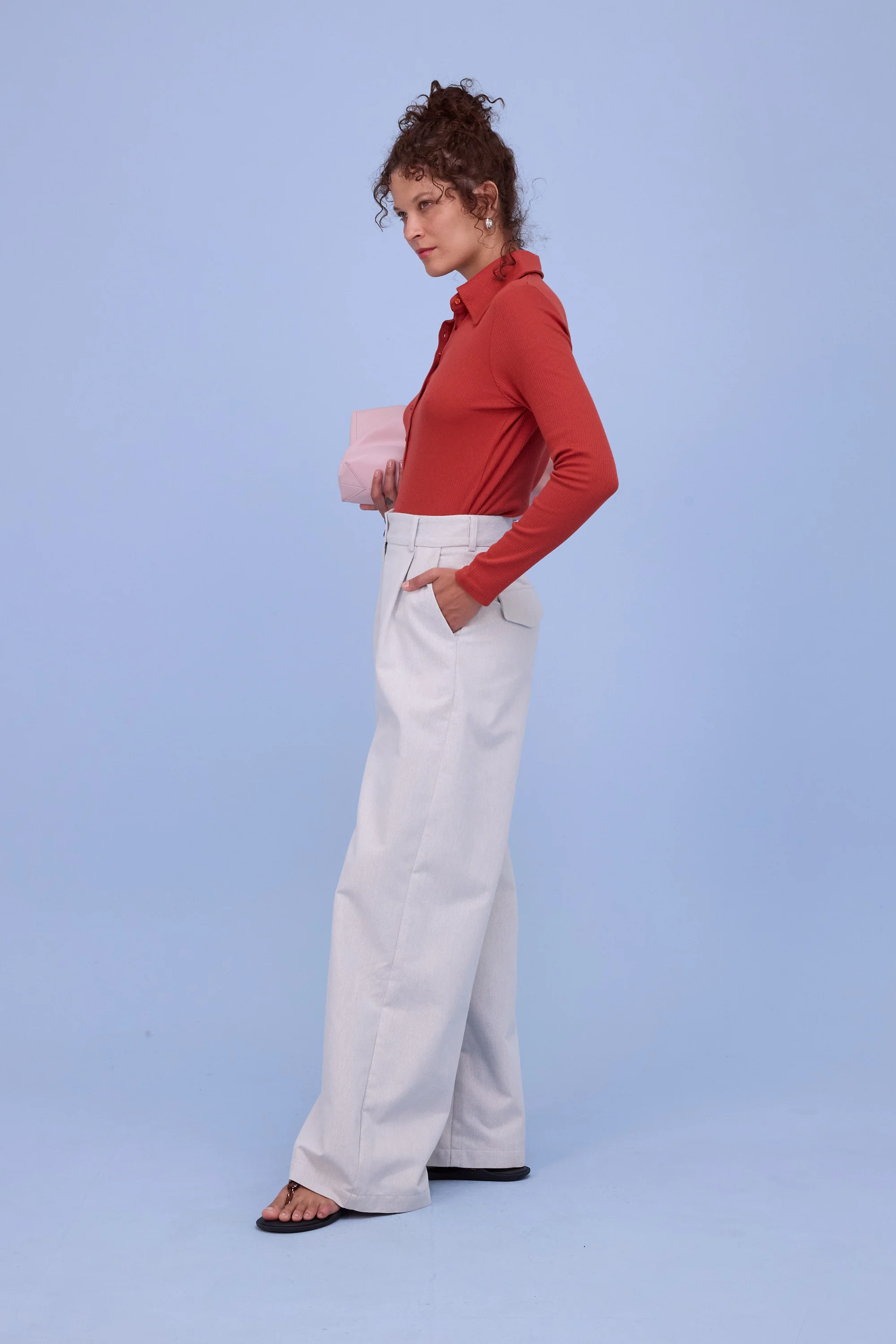 Edward broek in silver - Image 3
