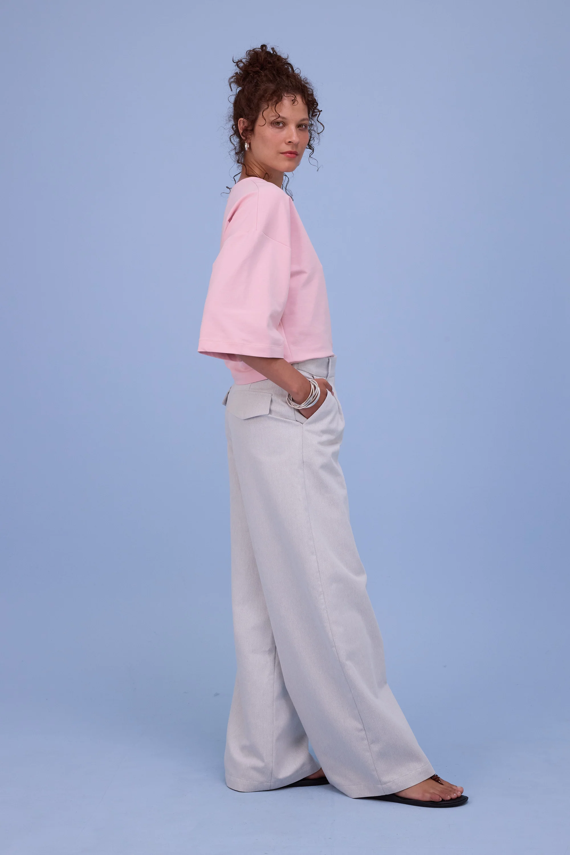 Edward broek in silver - Image 7