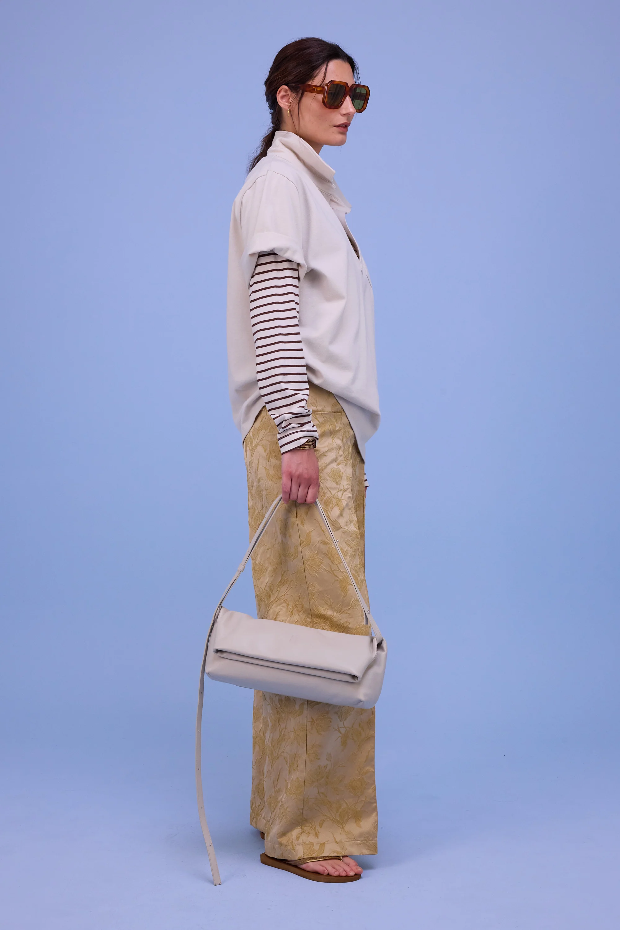 Bolivar broek in golden glow jacquard - Image 5
