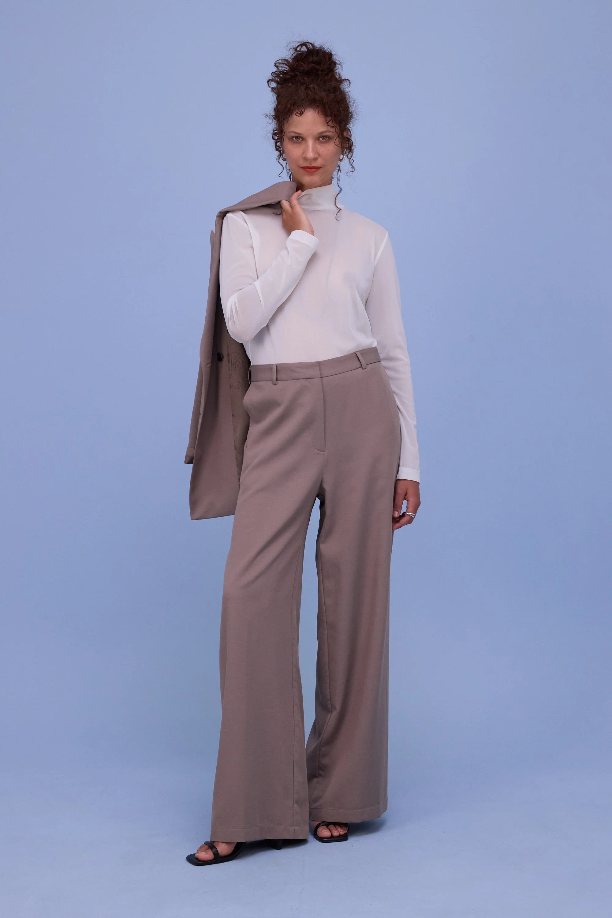 Hedson top in white mesh - Image 3