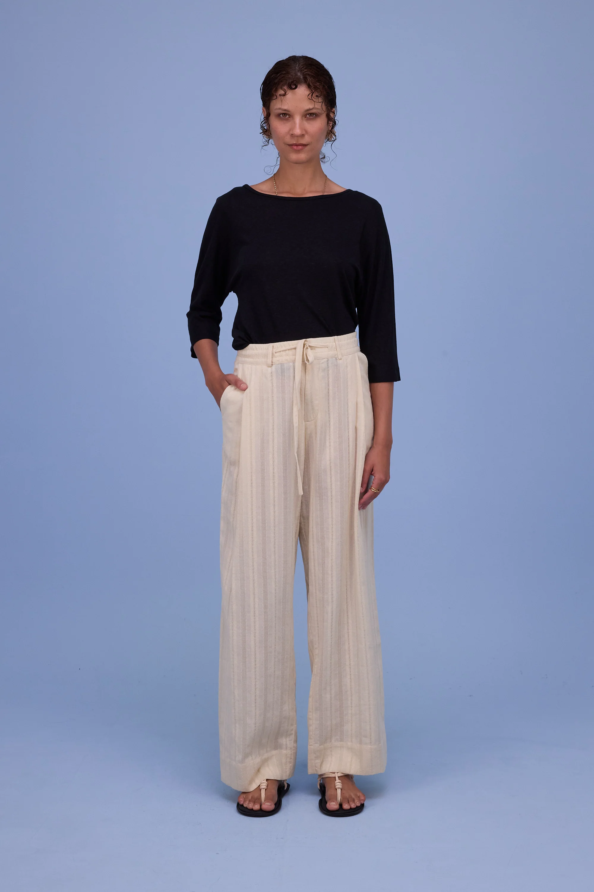 Haiko broek in papyrus - Image 2