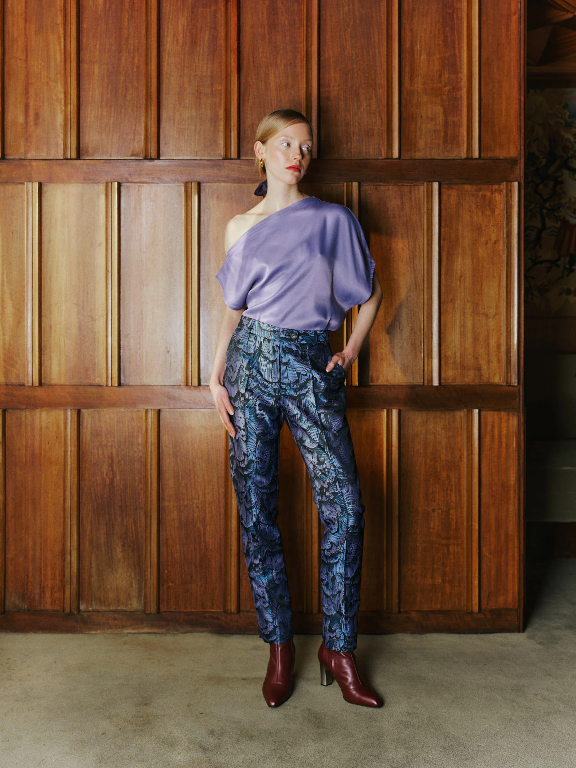 Elize laarsje in burgundy - Image 7
