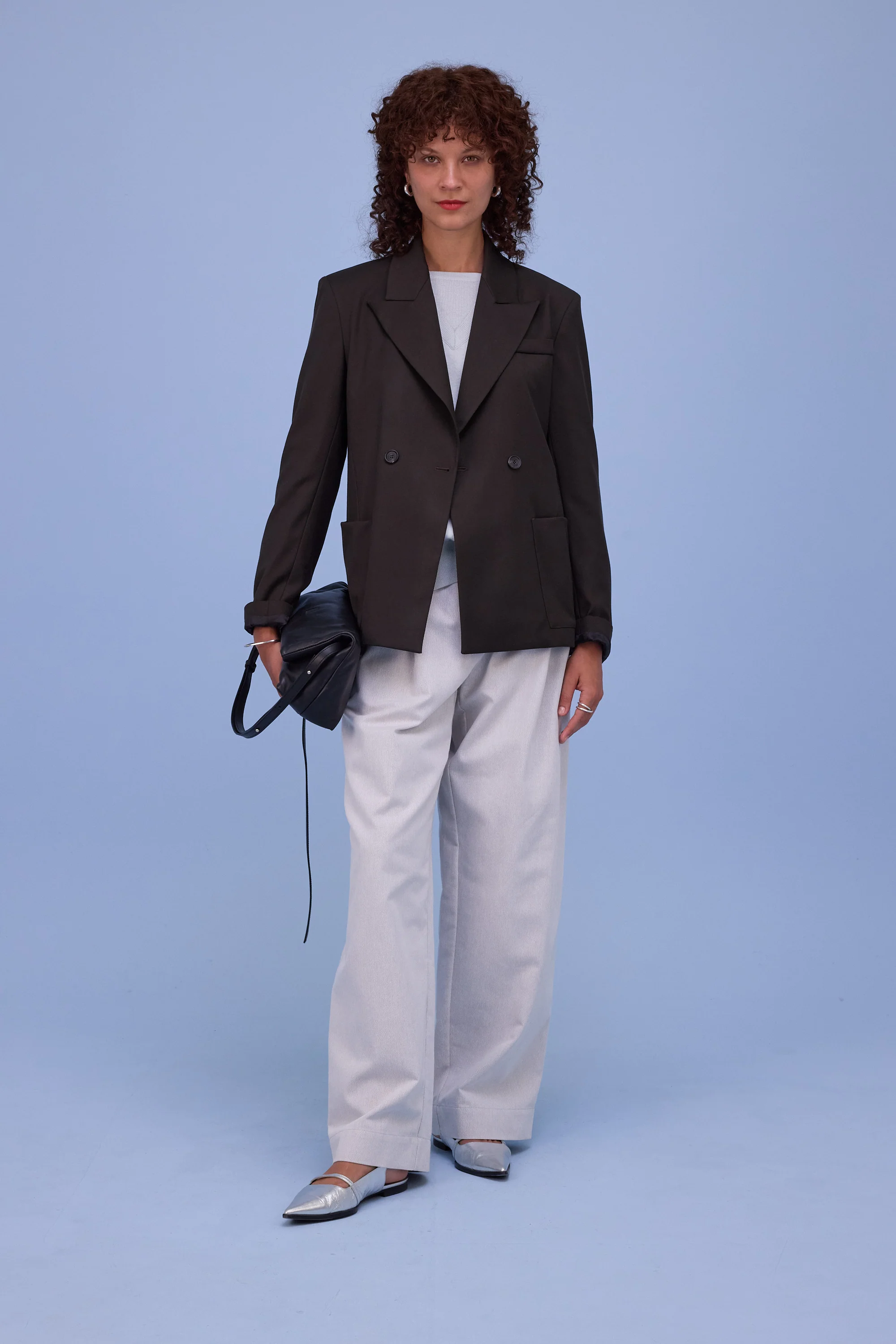 Davos blazer in black olive - Image 5