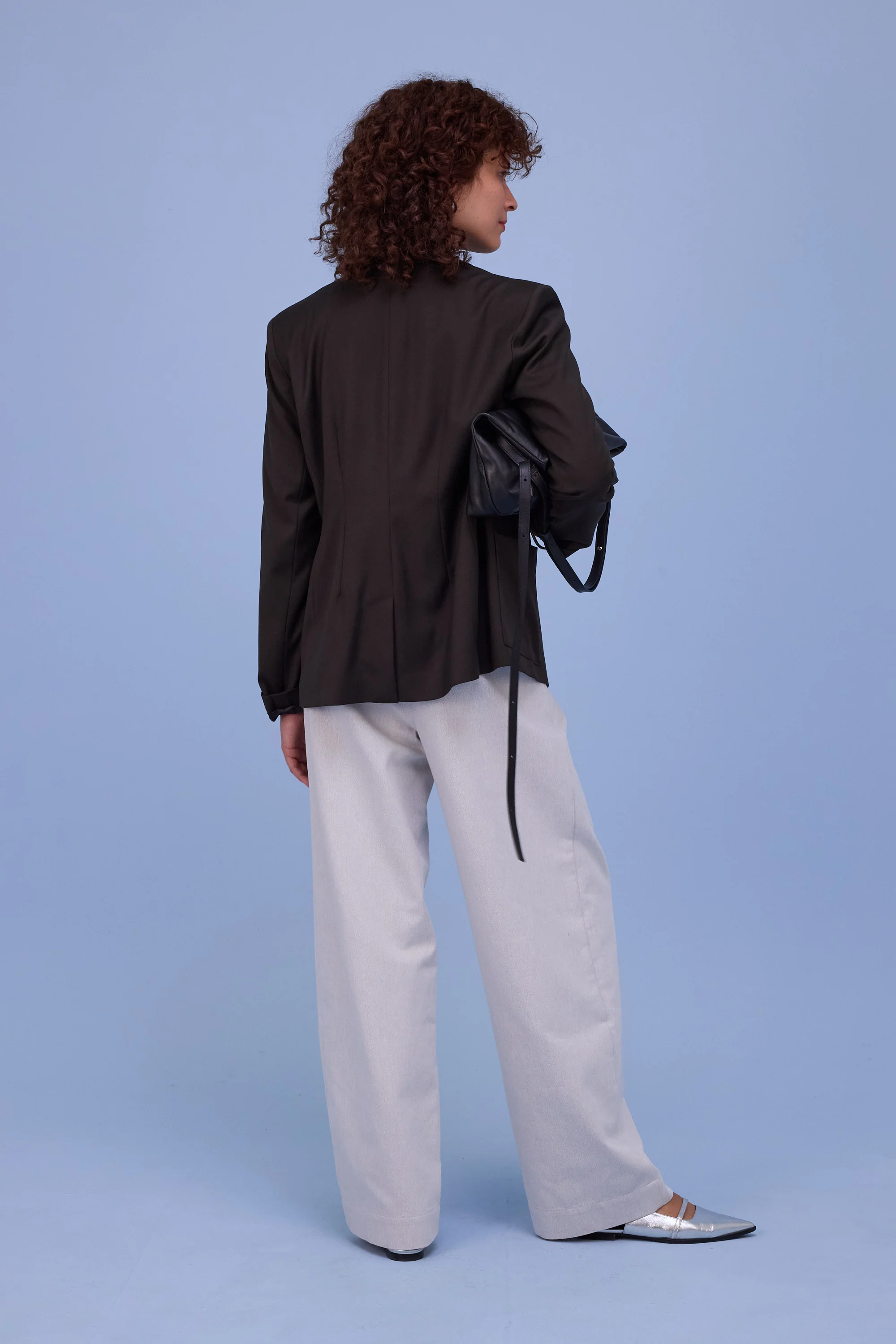 Davos blazer in black olive - Image 6
