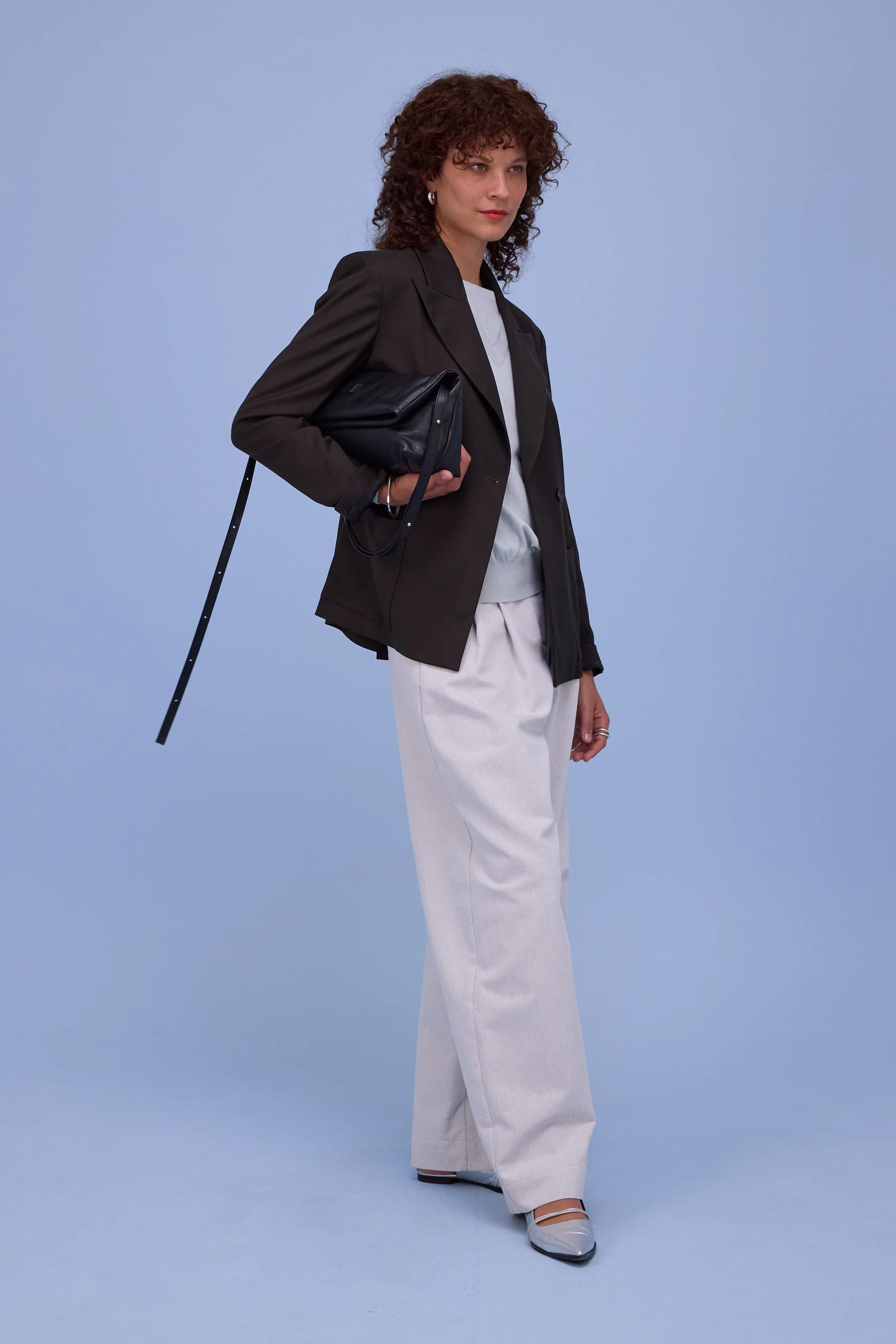 Davos blazer in black olive - Image 7