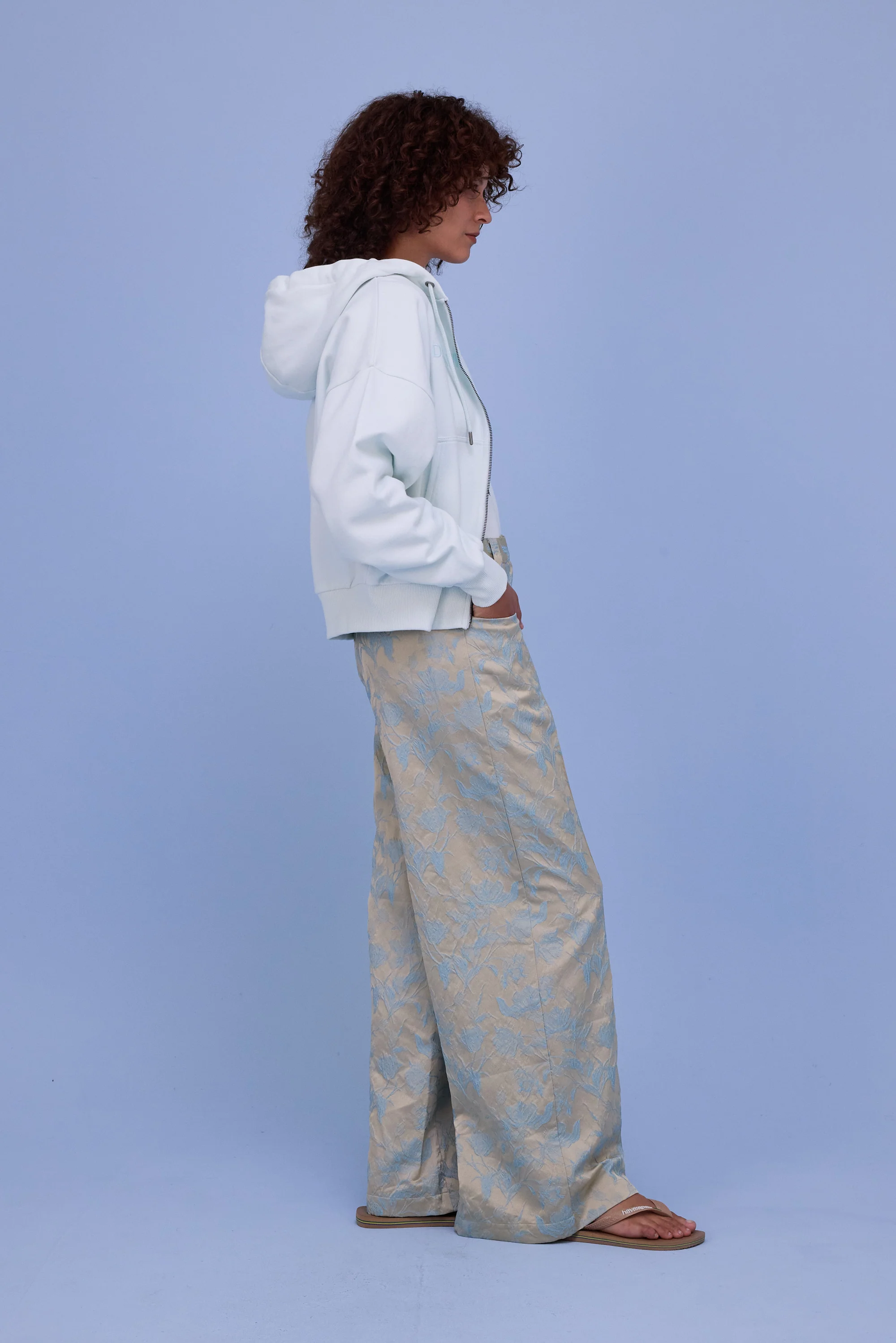 Hada hoodie in ice blue - Image 3