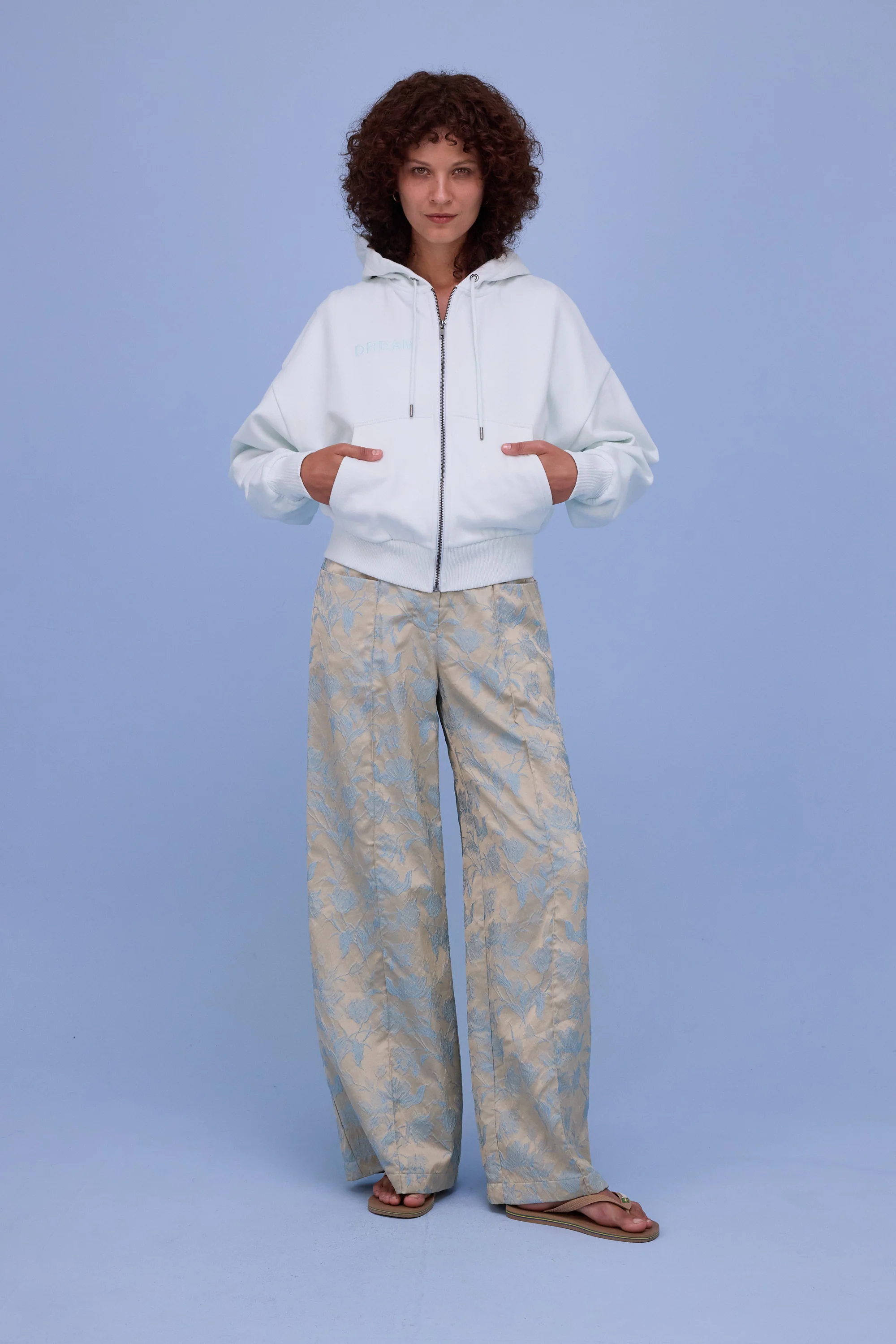 Hada hoodie in ice blue - Image 5