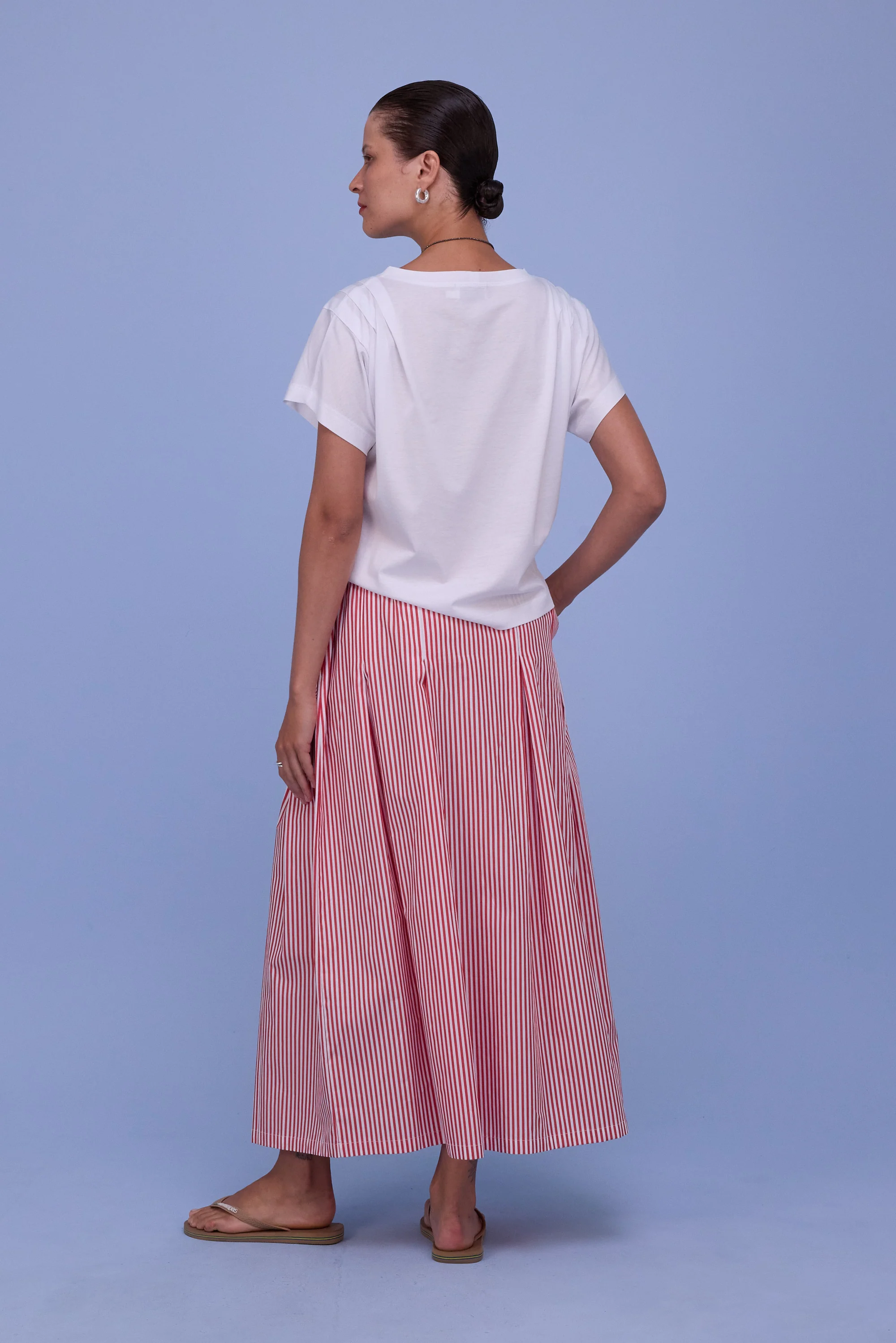 Fieke rok in red stripes - Image 9