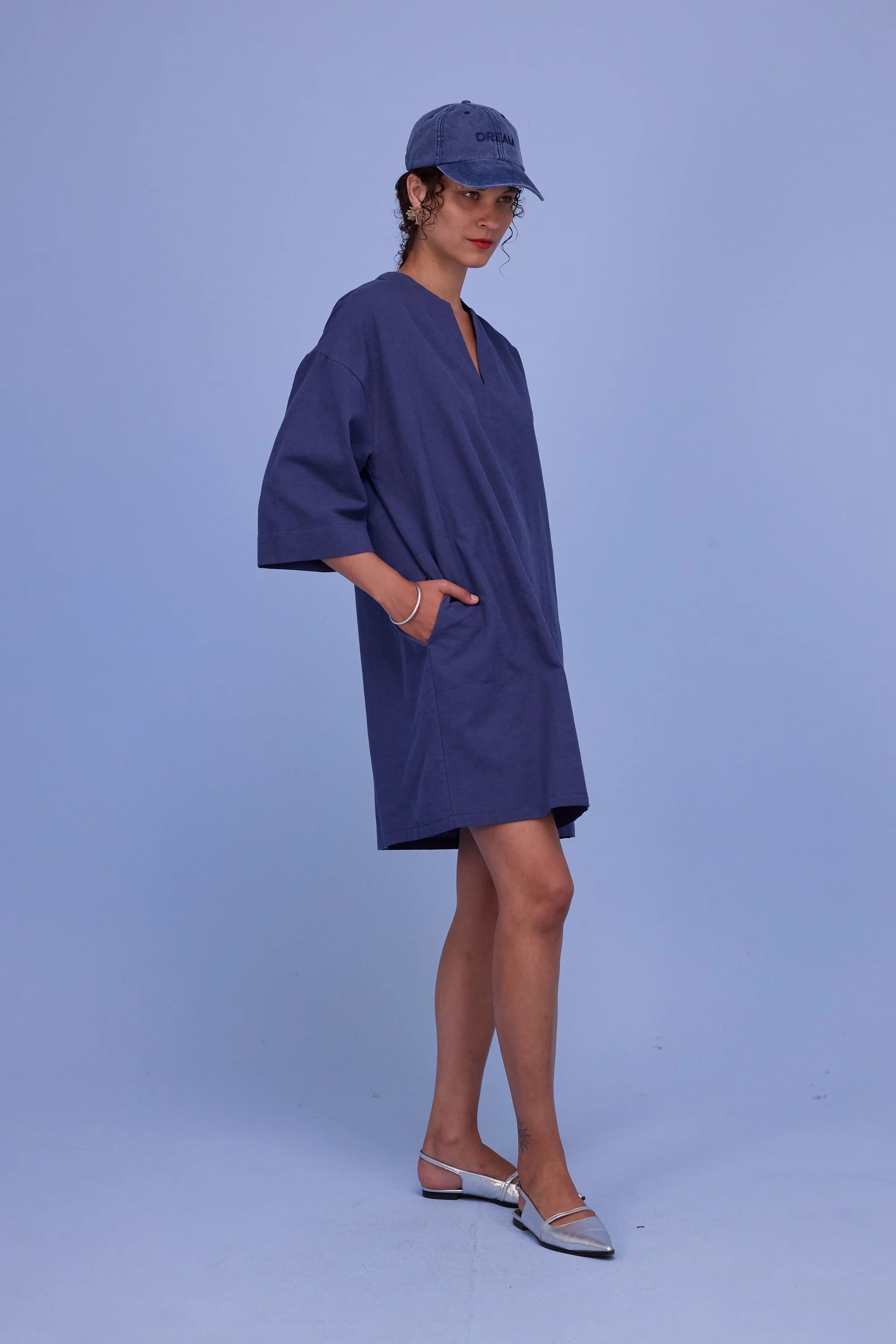 Harlow jurk in marlin blue - Image 4