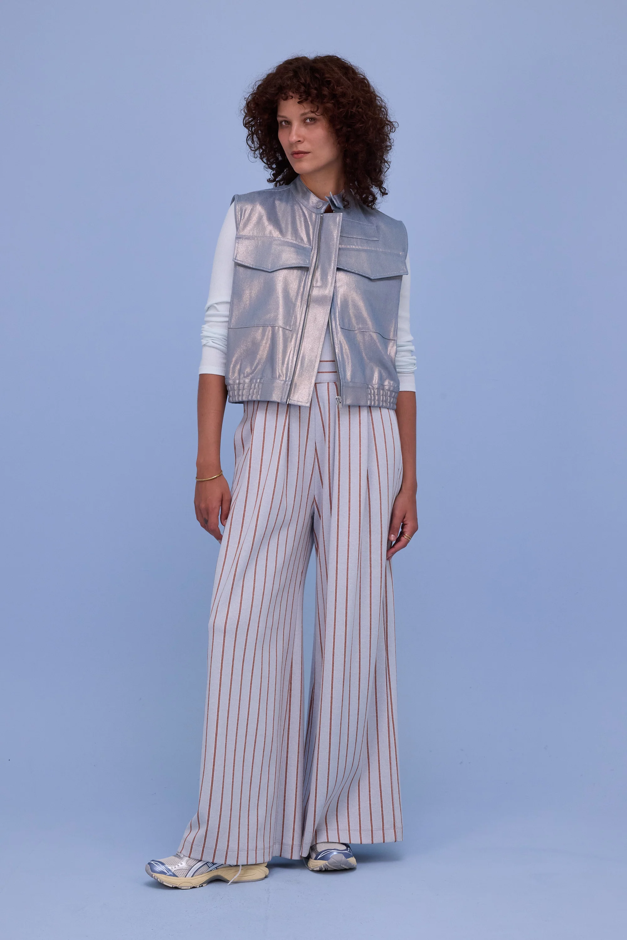 Egbert broek in sky blue red - Image 6