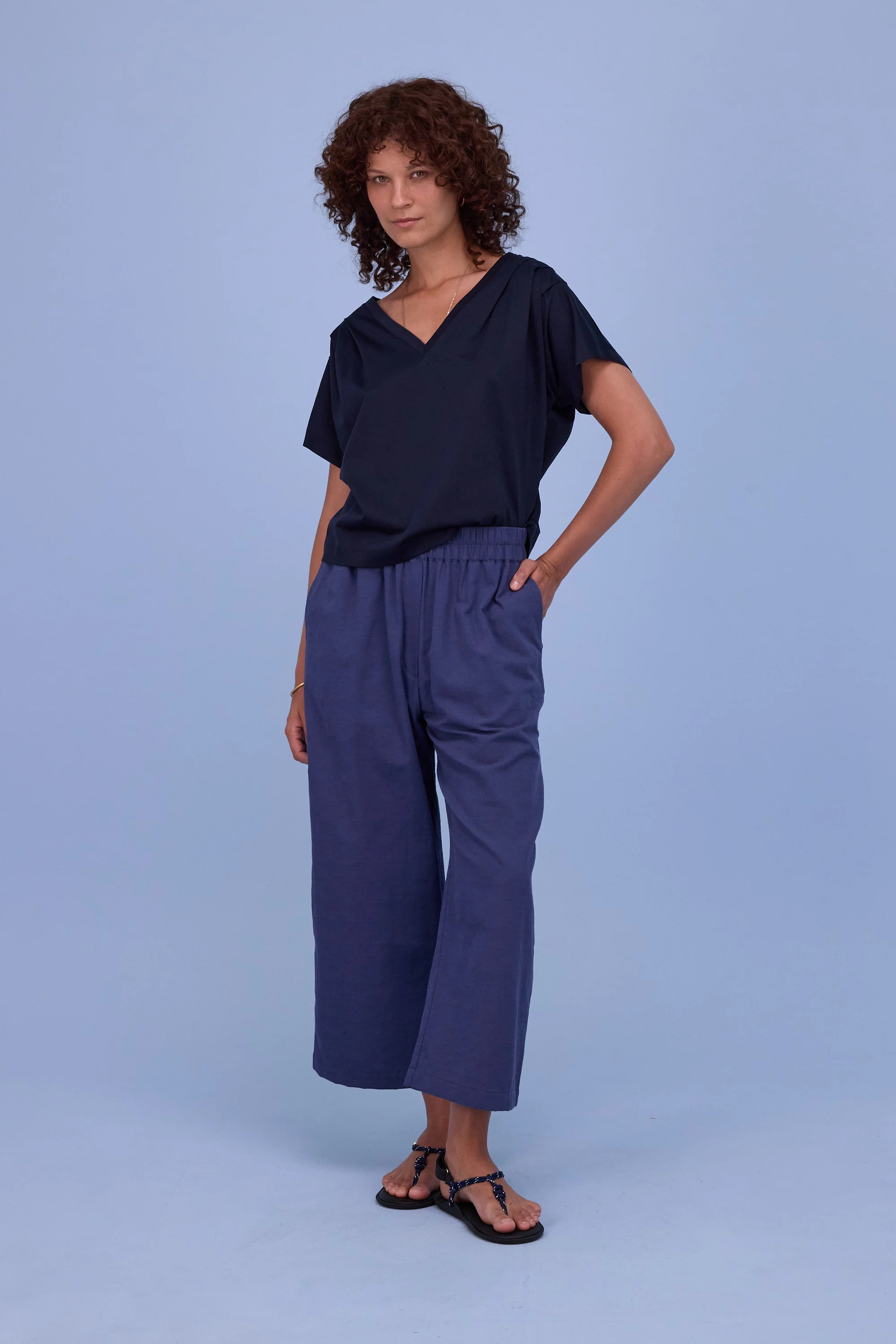 Honorat broek in marlin blue - Image 9