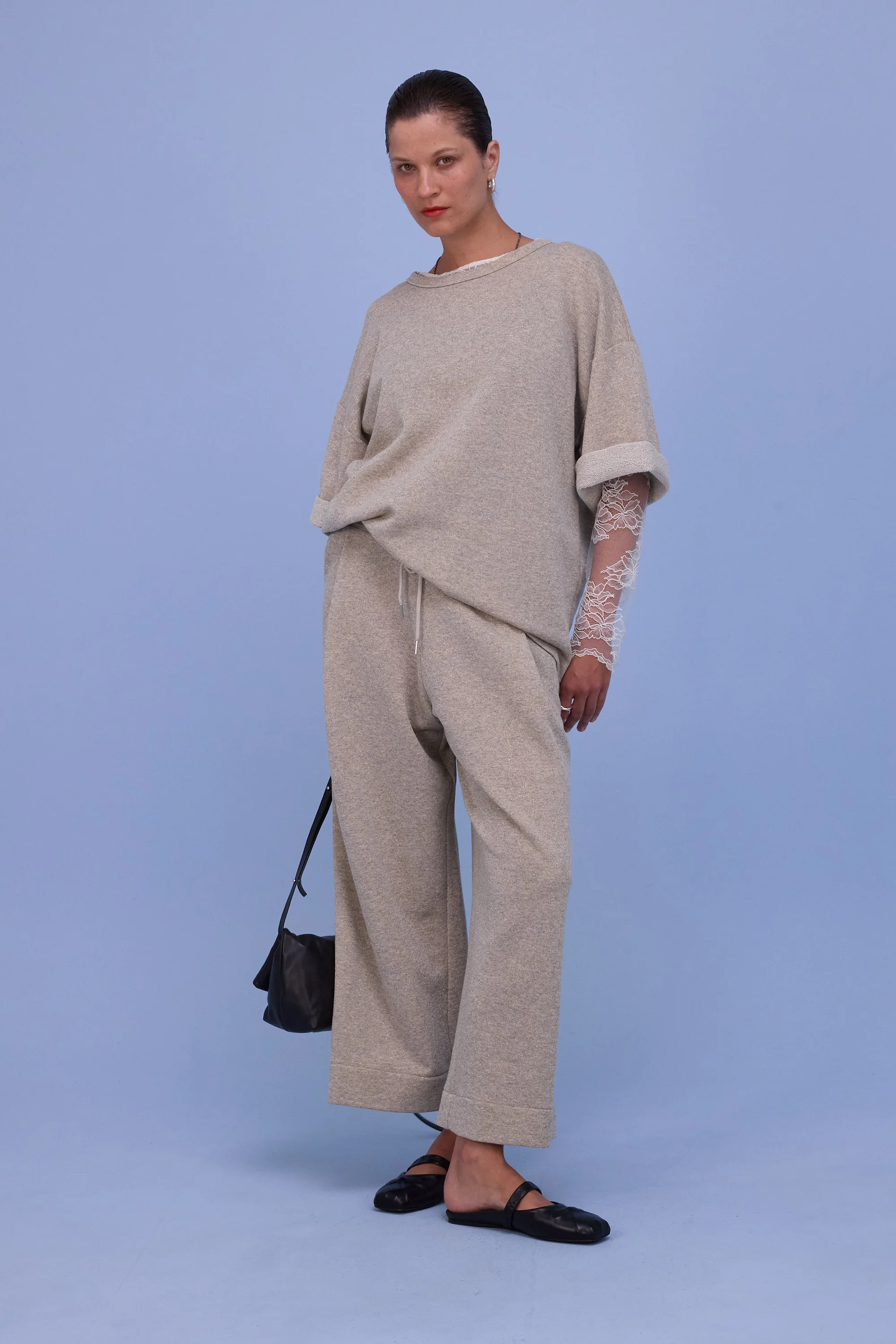 Helier broek in gold lurex - Image 2