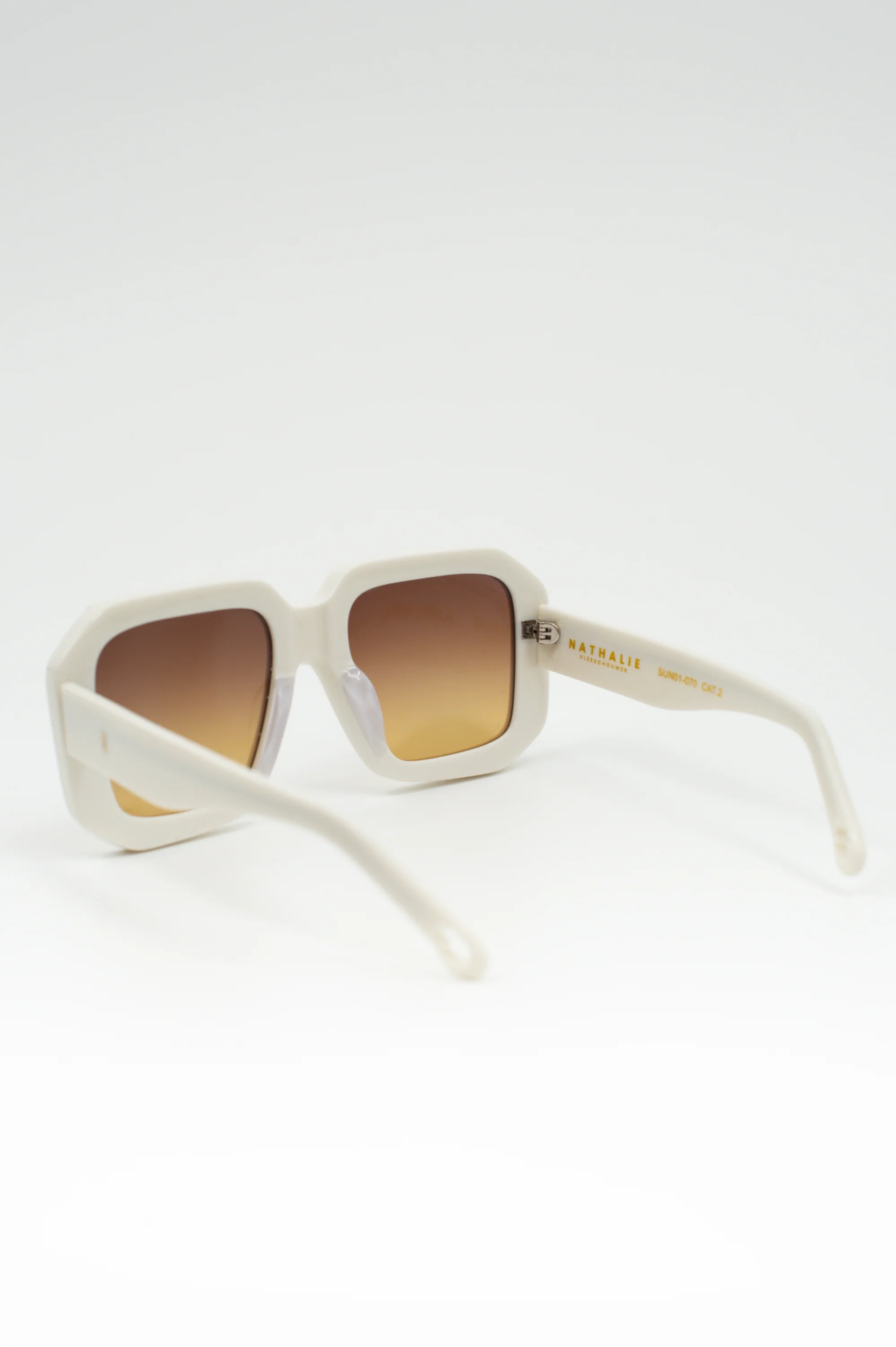 Onassis zonnebril cream / yellow - Image 5