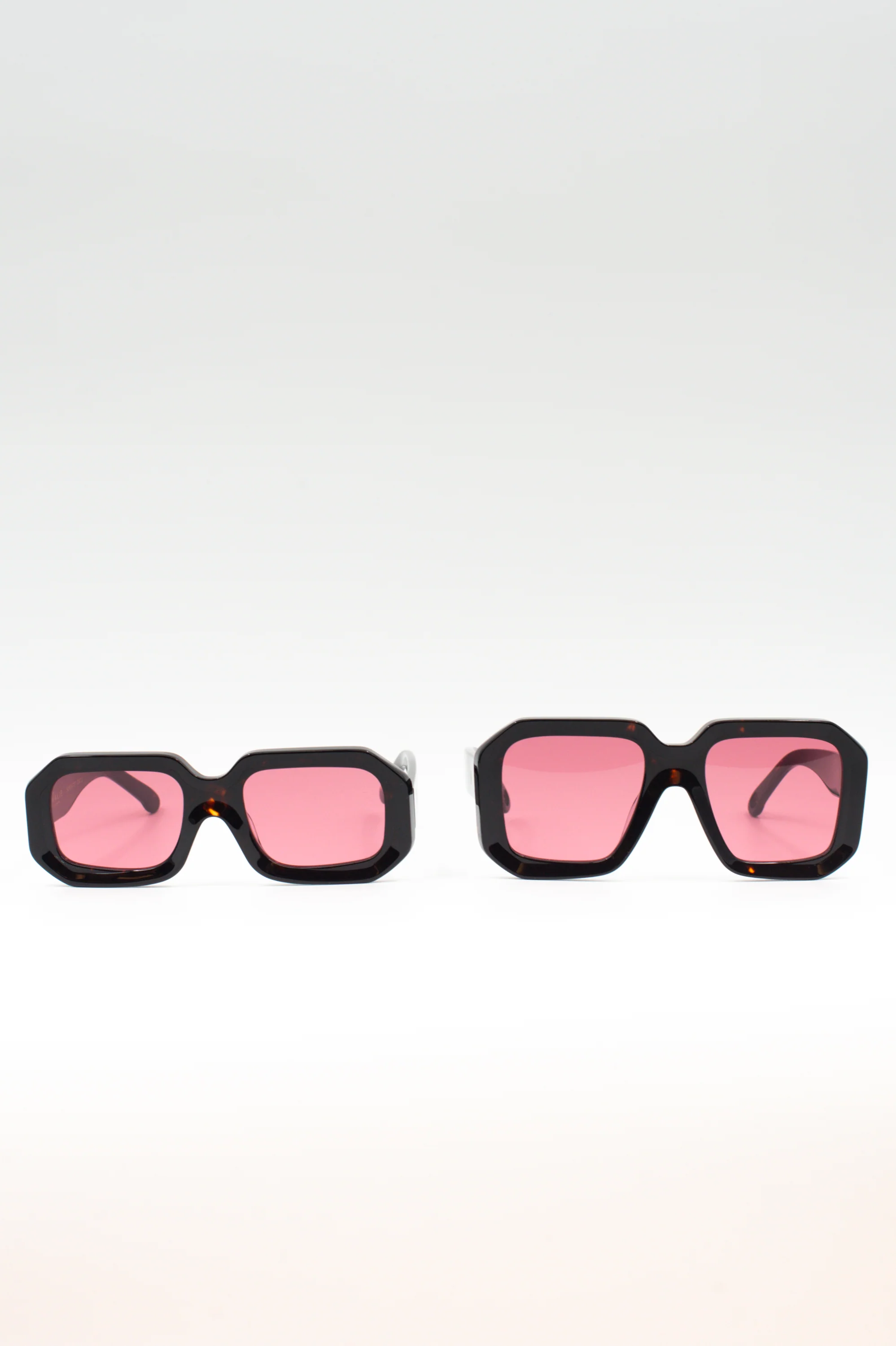 Onassis zonnebril in dark tortoise / cherry - Image 8