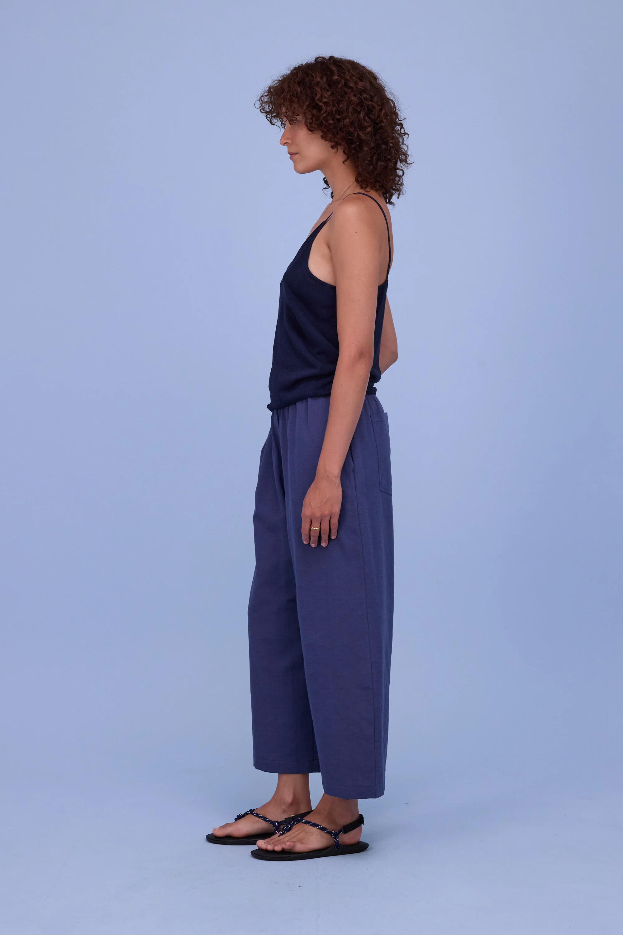 Honolulu top in dark navy - Image 3