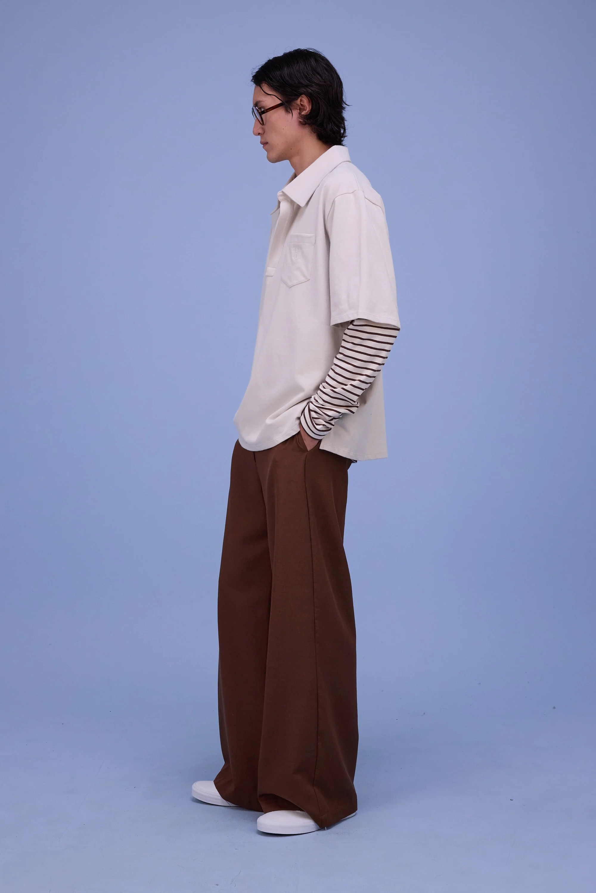Hunter polo in almond - Image 3