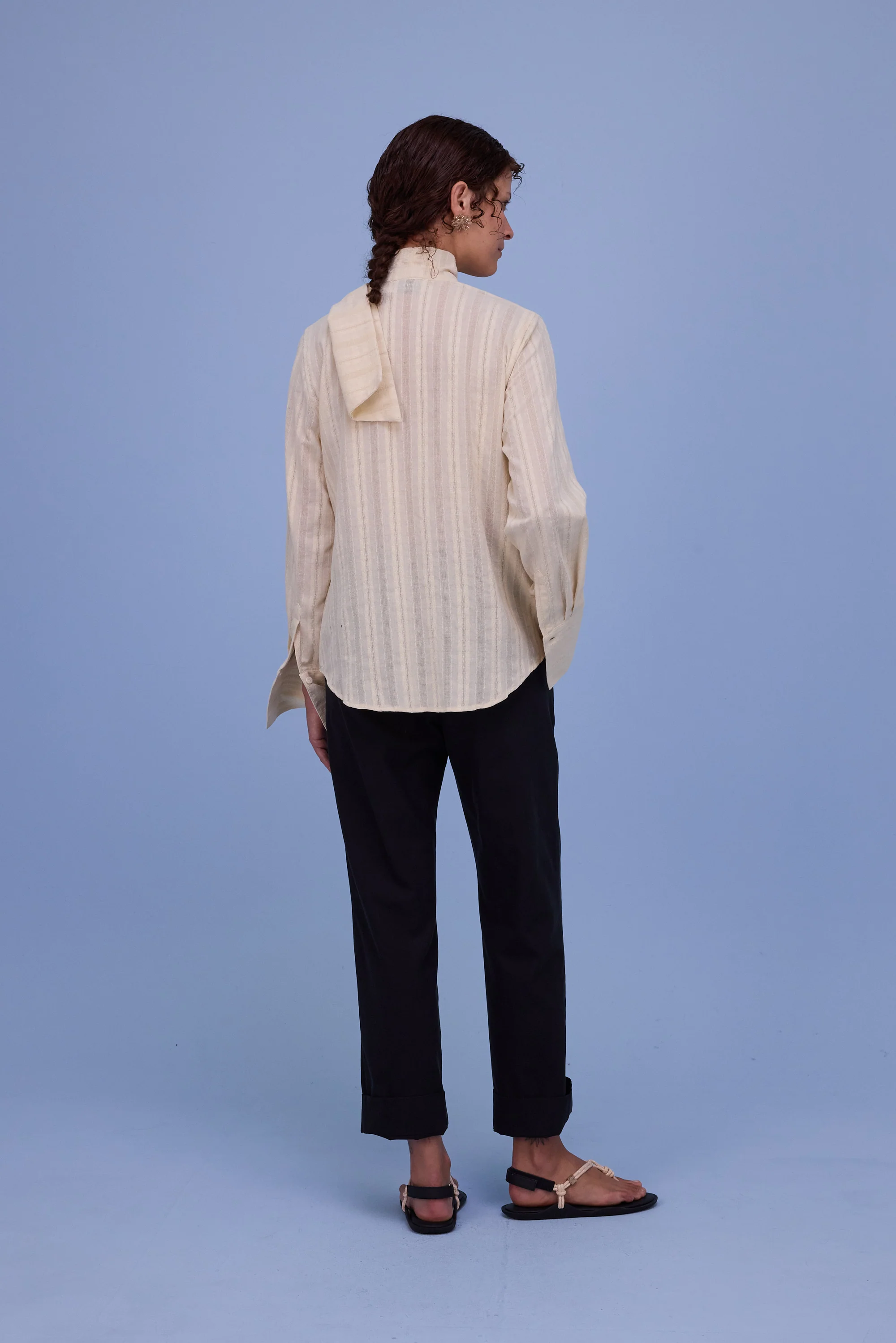 Gilou hemd in papyrus french cotton - Image 3