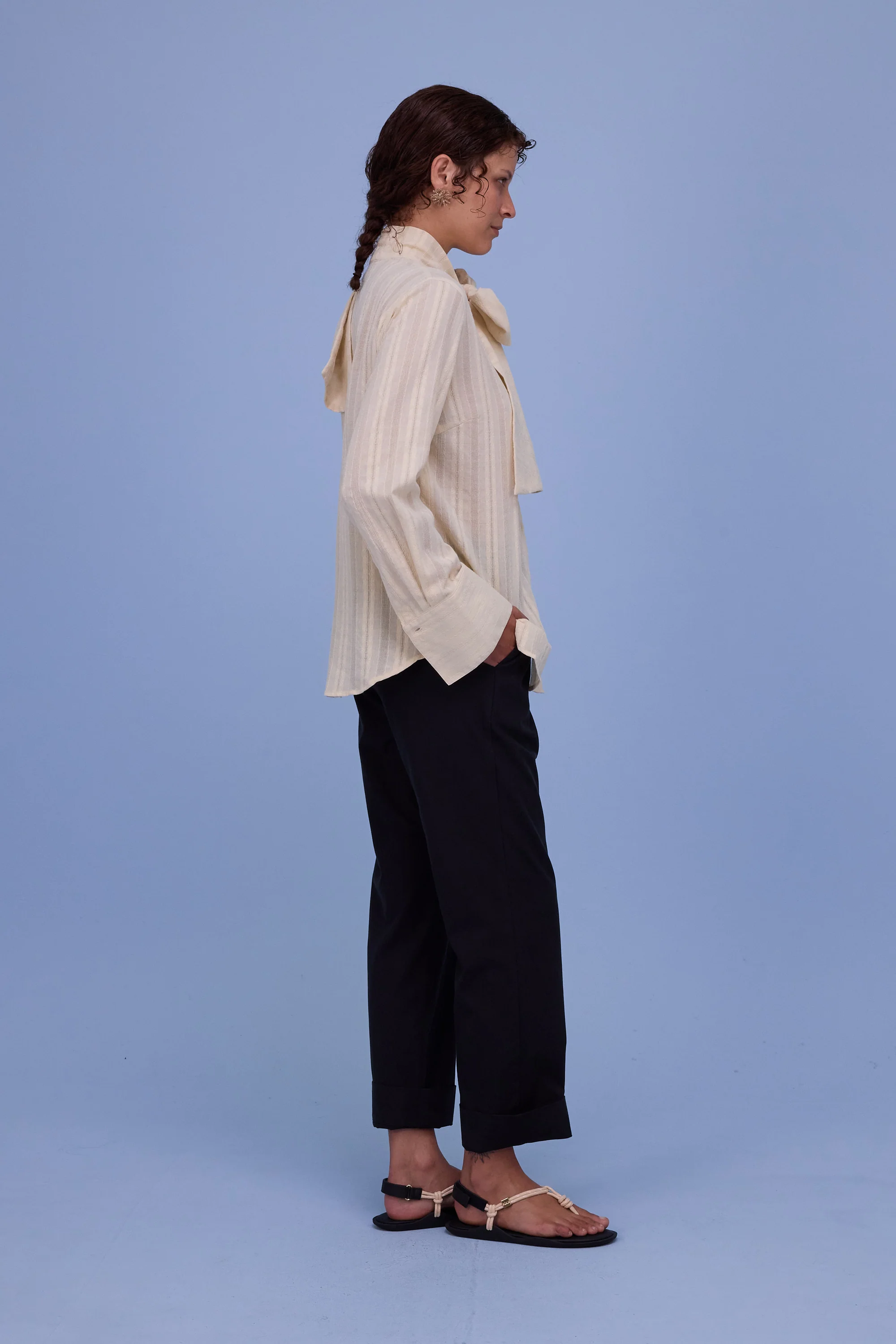 Gilou hemd in papyrus french cotton - Image 4