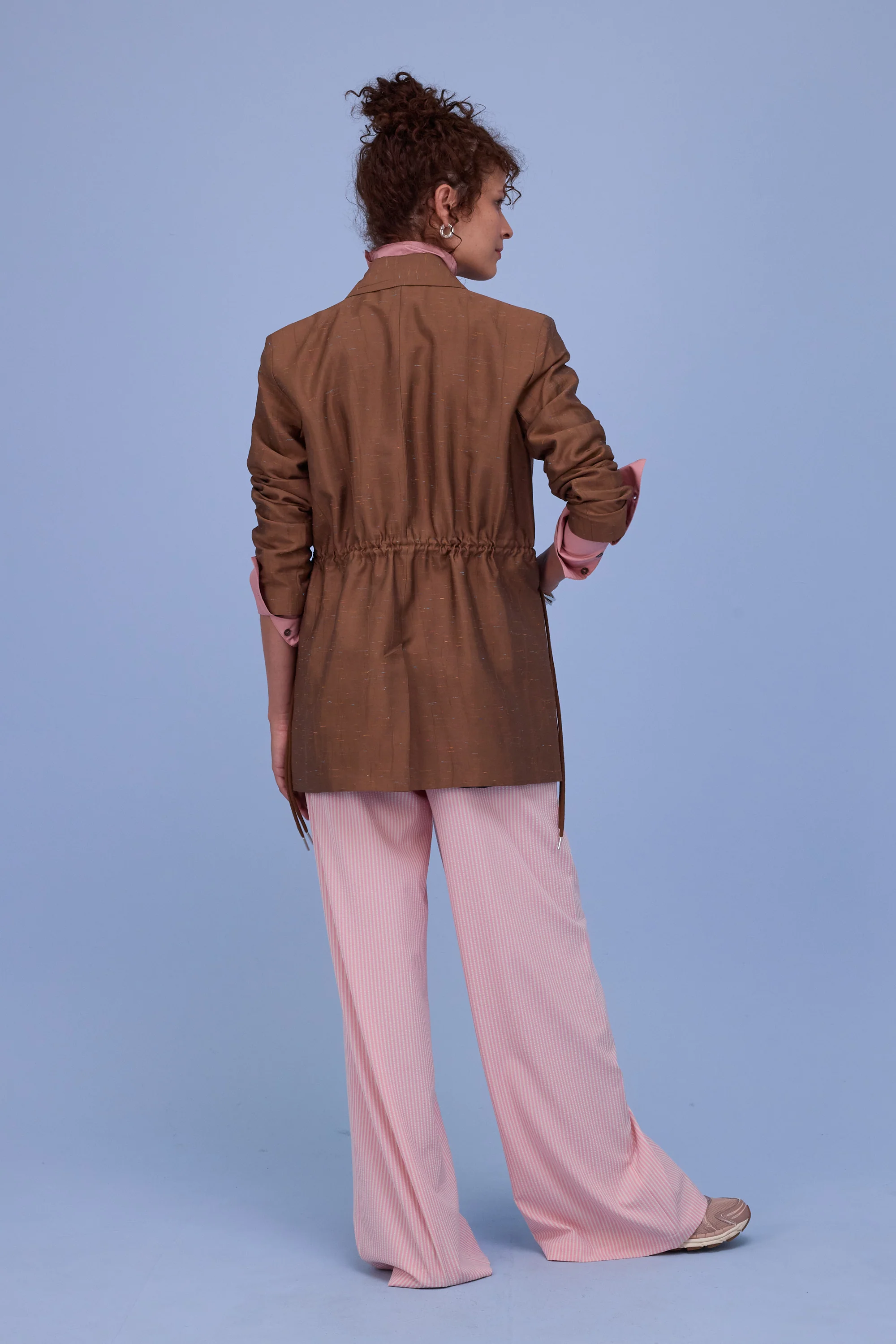 Harmon blazer in biscuit santoso - Image 3