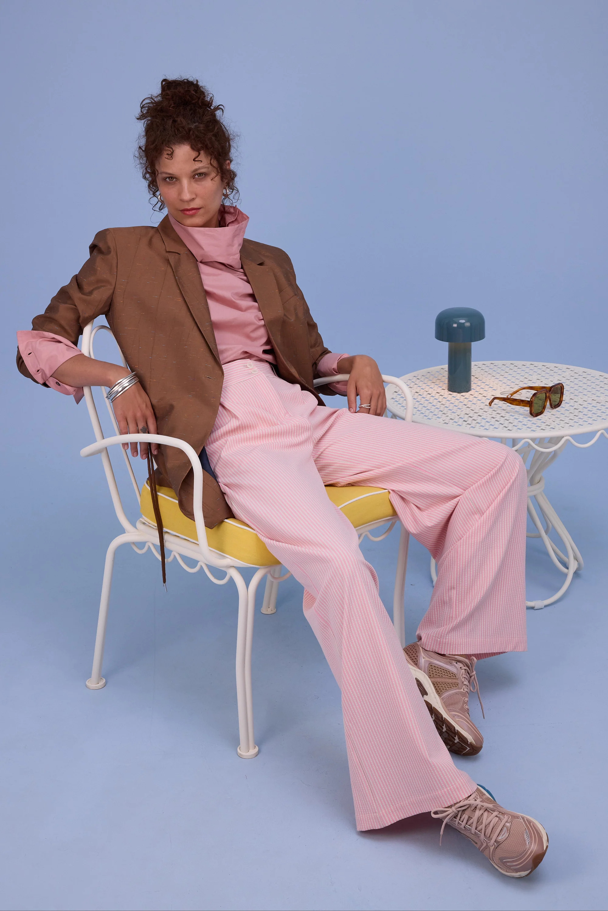Harmon blazer in biscuit santoso - Image 5
