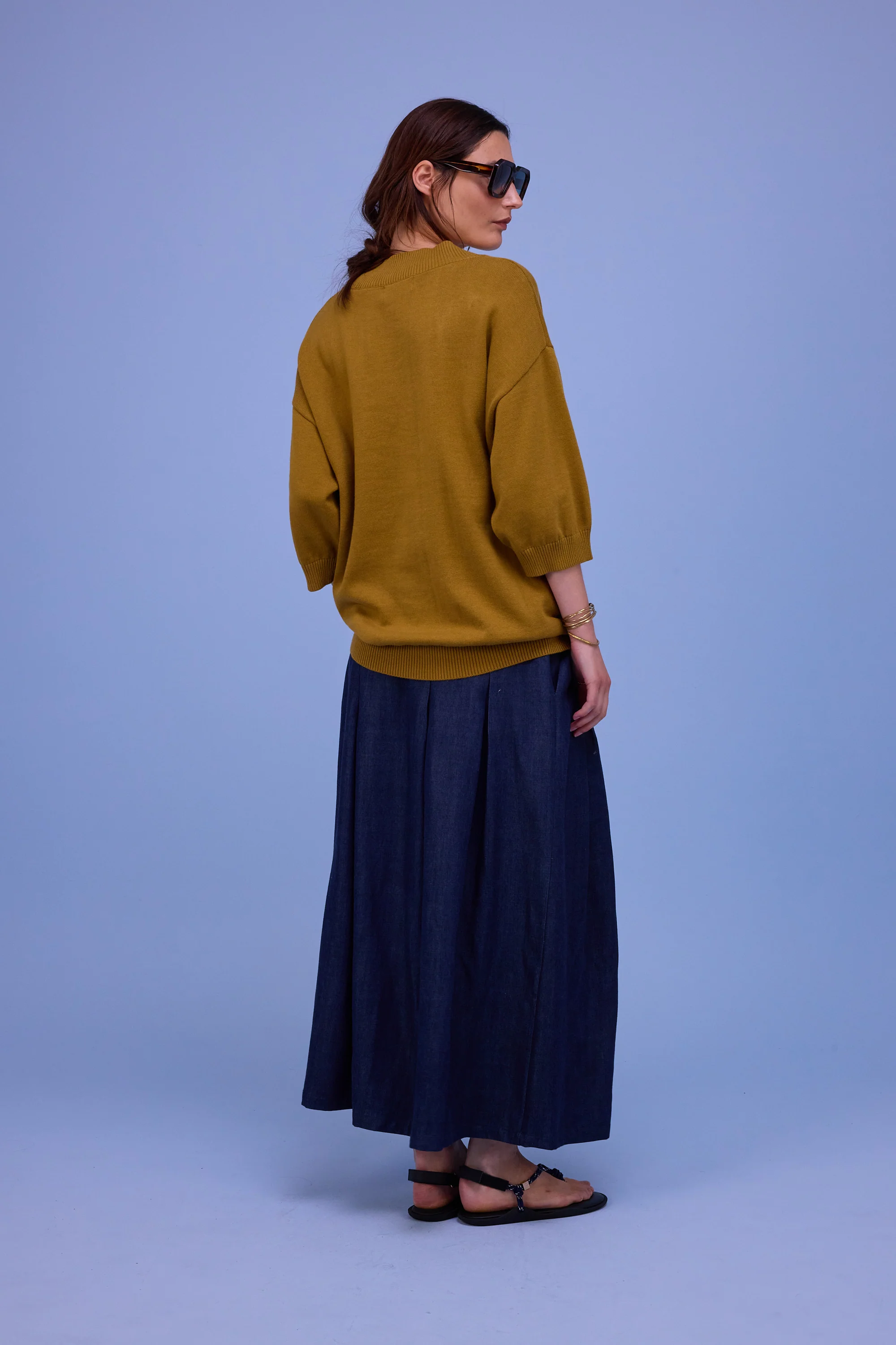 Horsens trui in mustard - Image 8