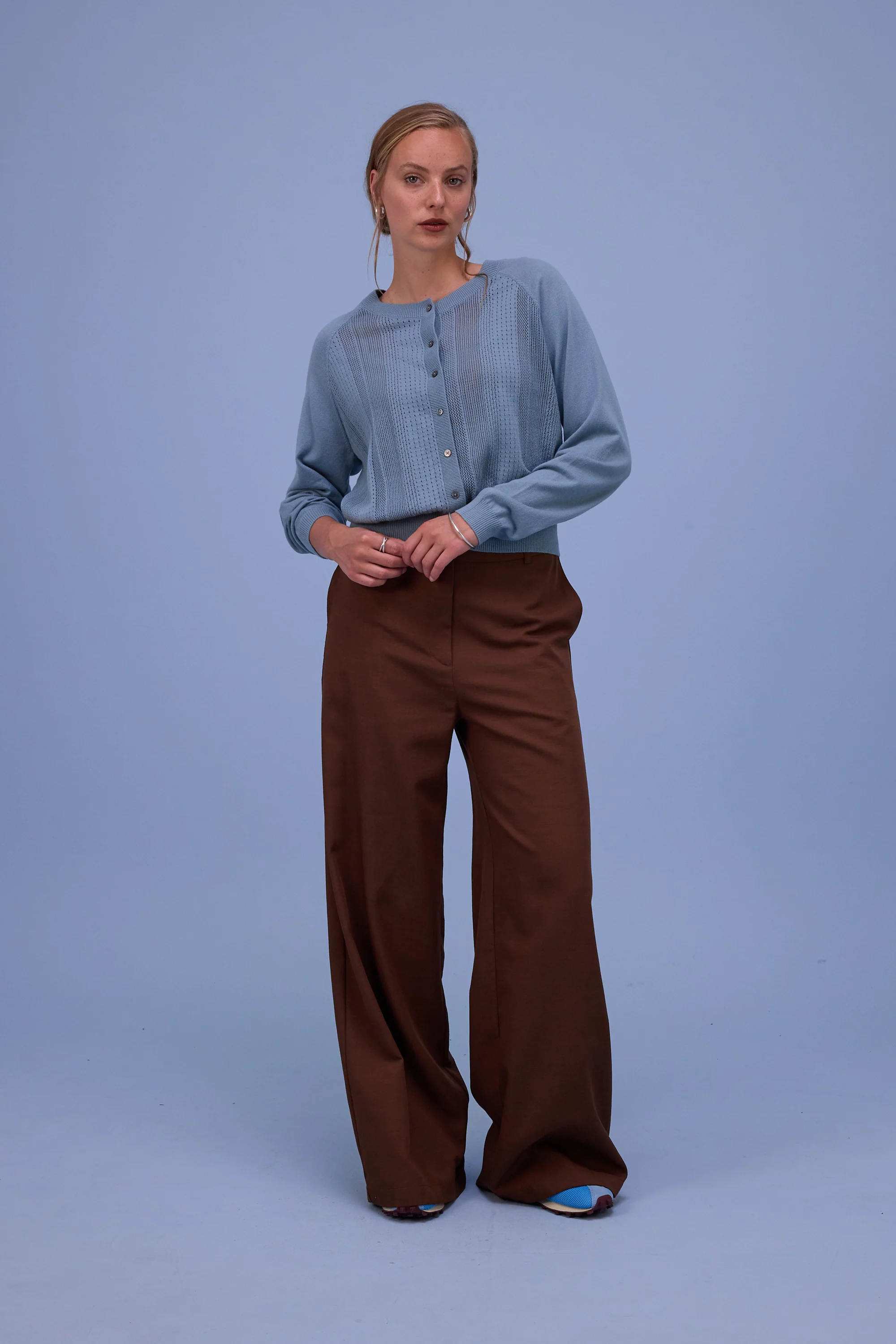 Havar cardigan in dusk blue - Image 6