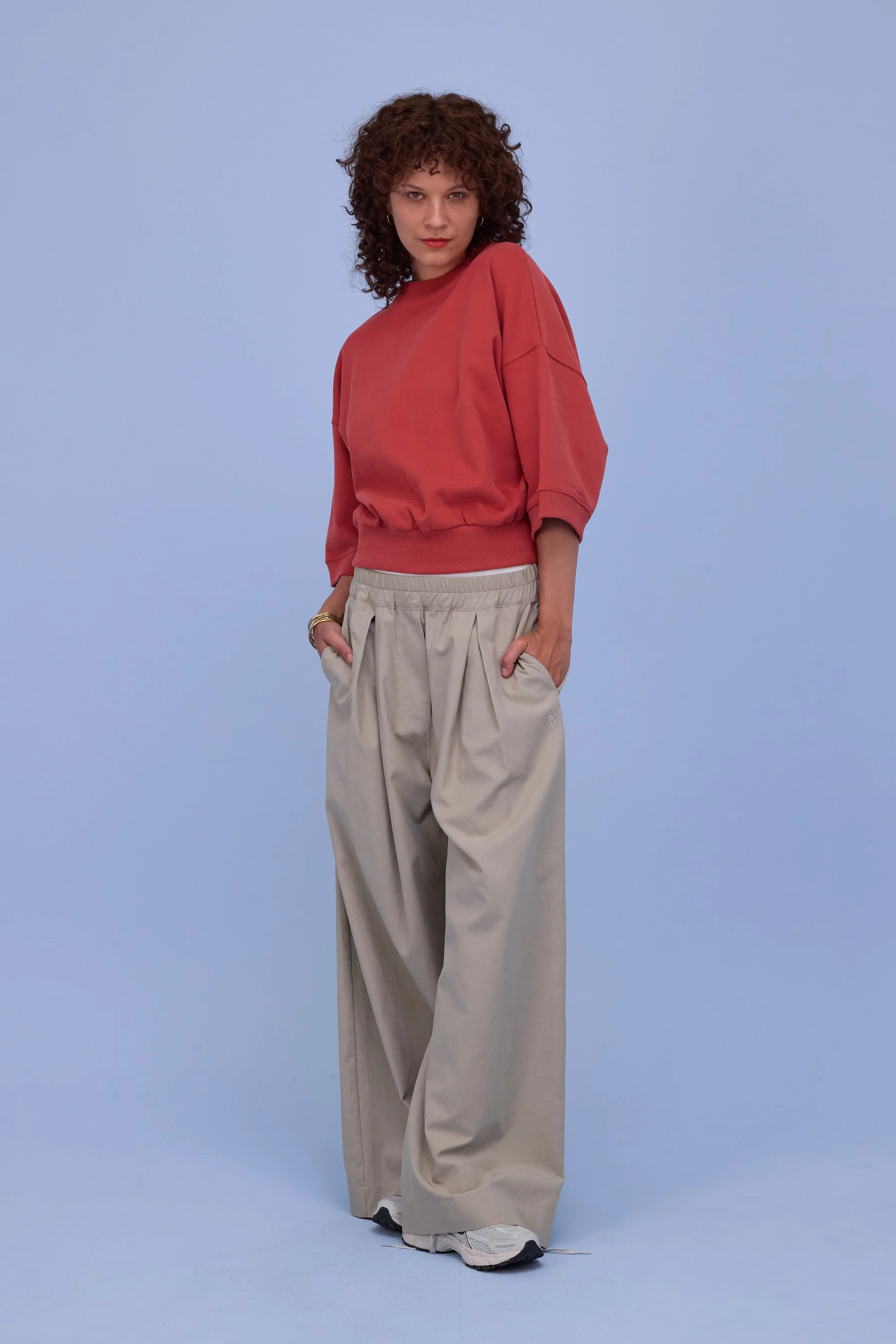 Hibiscus sweater in bossa nova - Image 3
