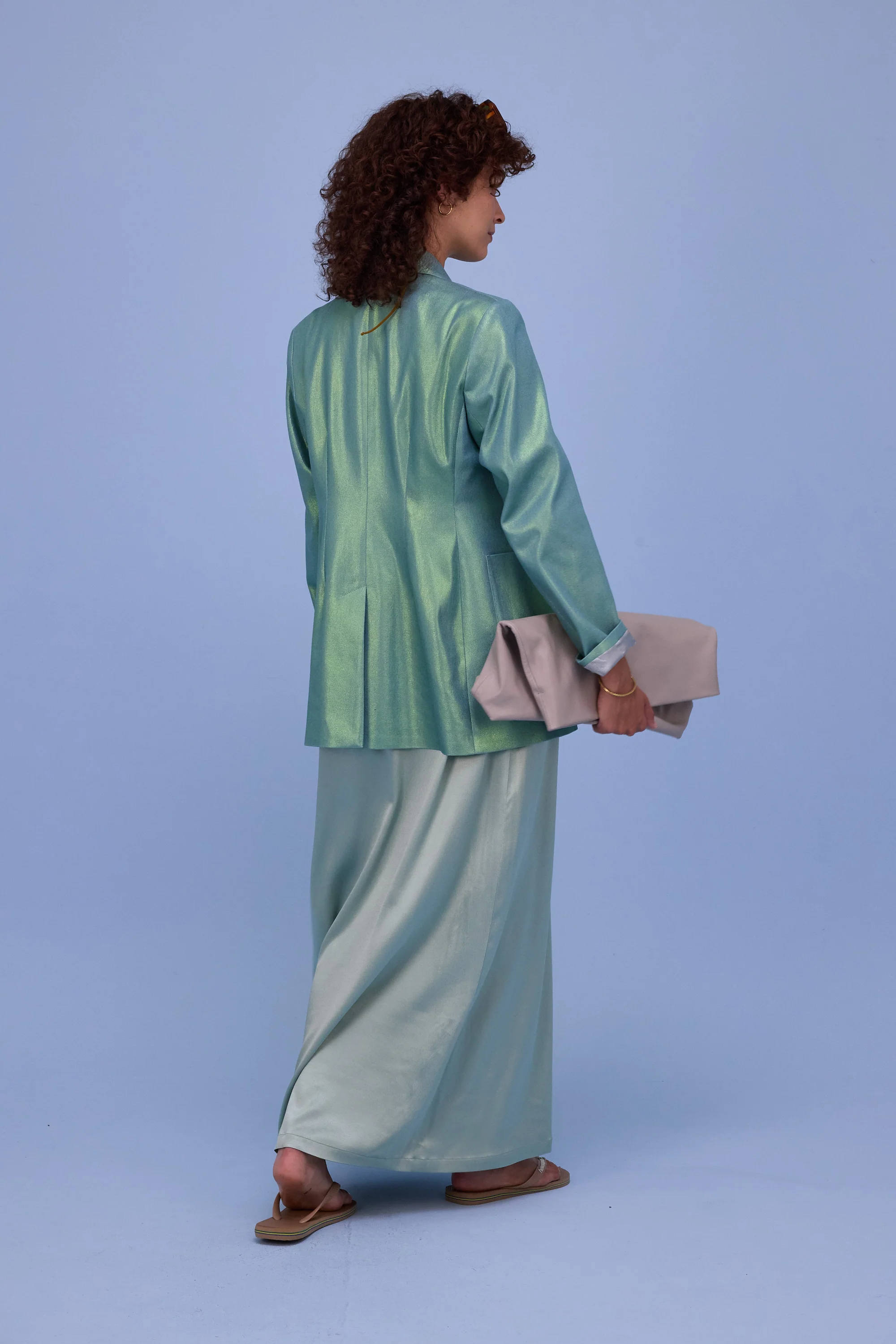 Glenn blazer in mermaid - Image 4