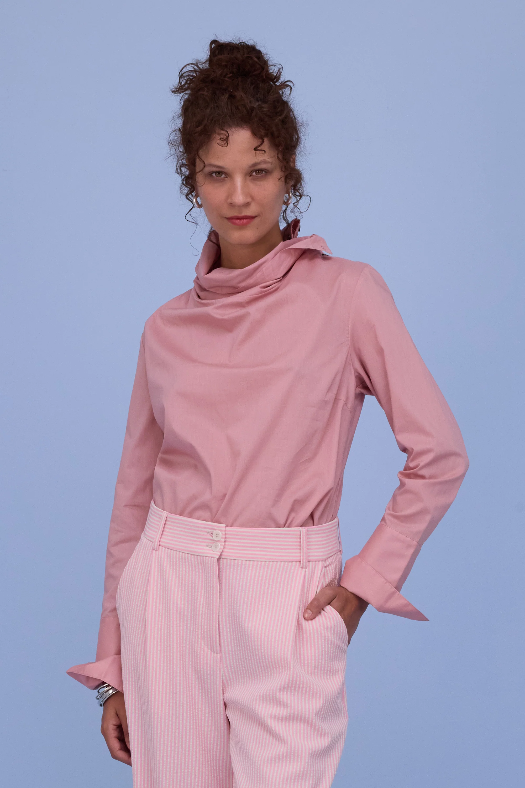 Haya blouse in old rose - Image 2