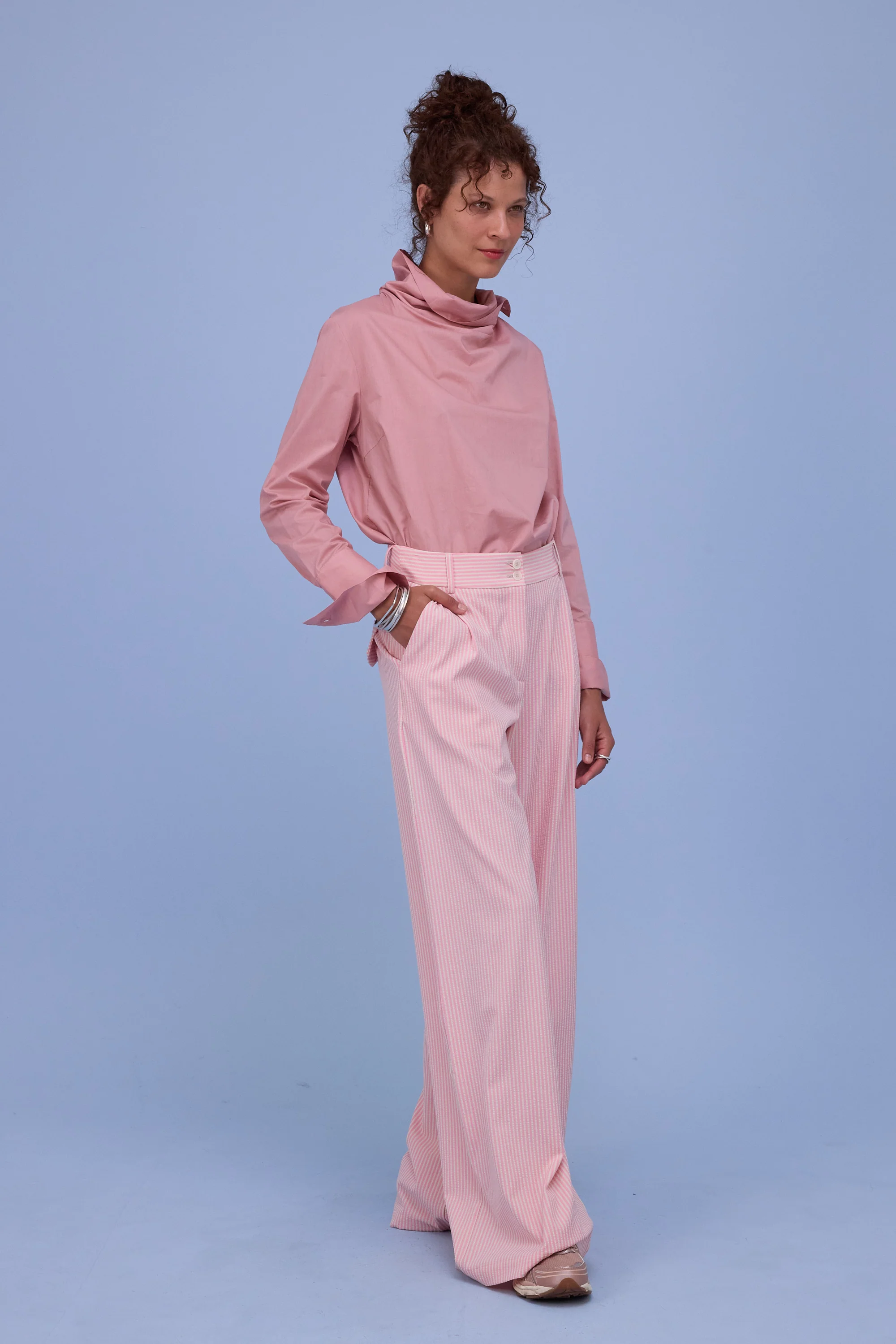 Haya blouse in old rose - Image 5