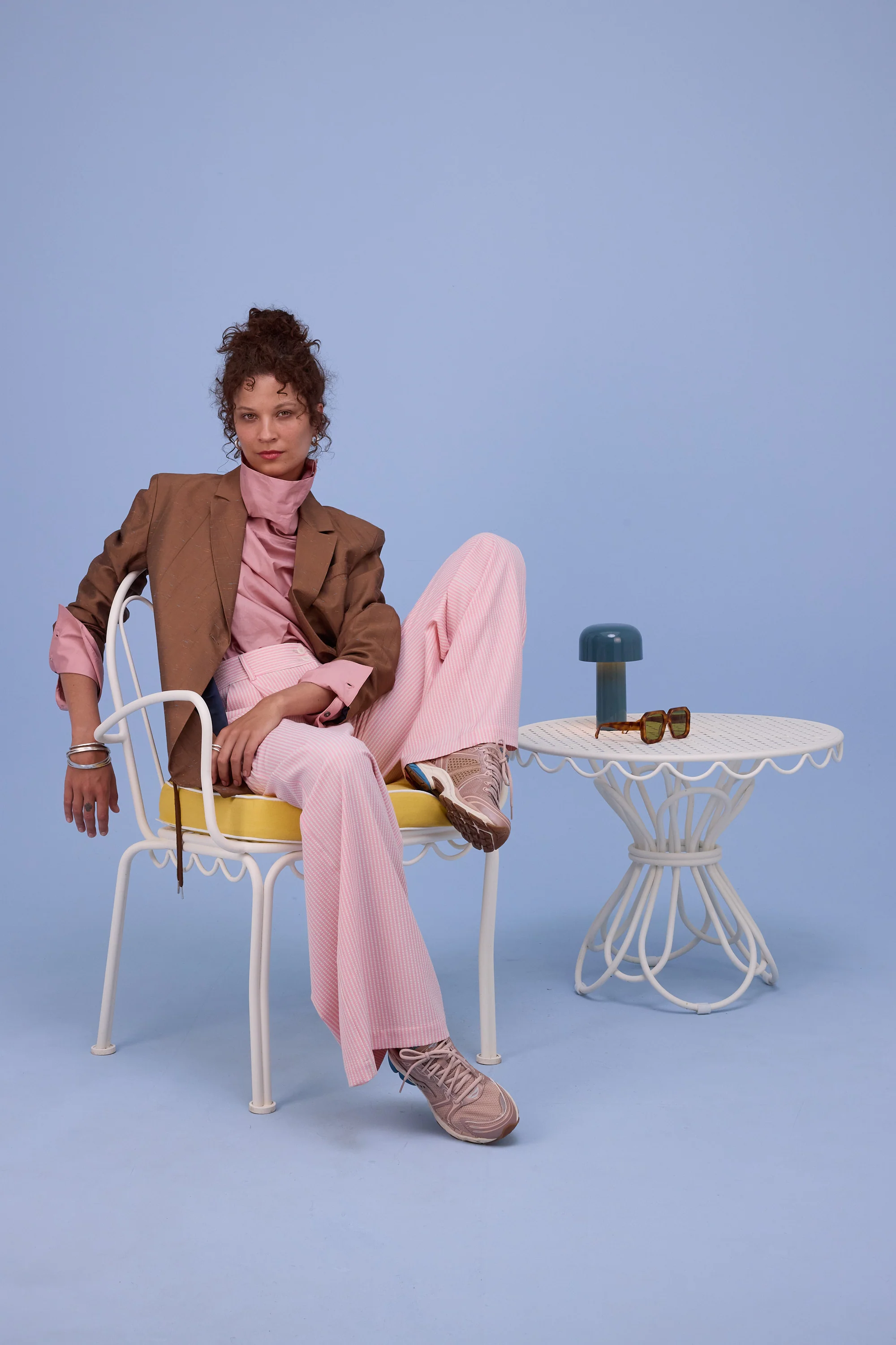 Haya blouse in old rose - Image 8