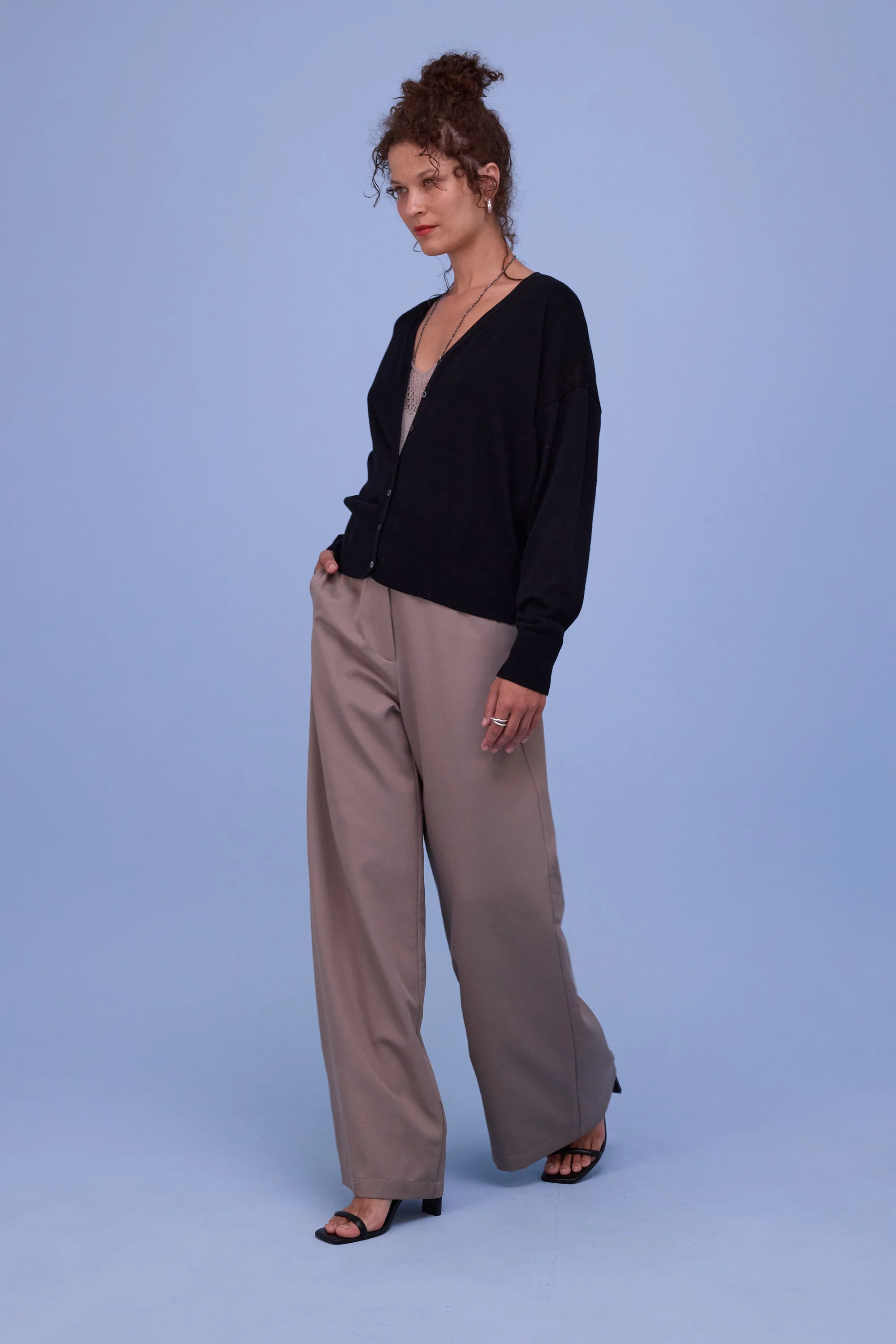 Halden zwarte cardigan - Image 2