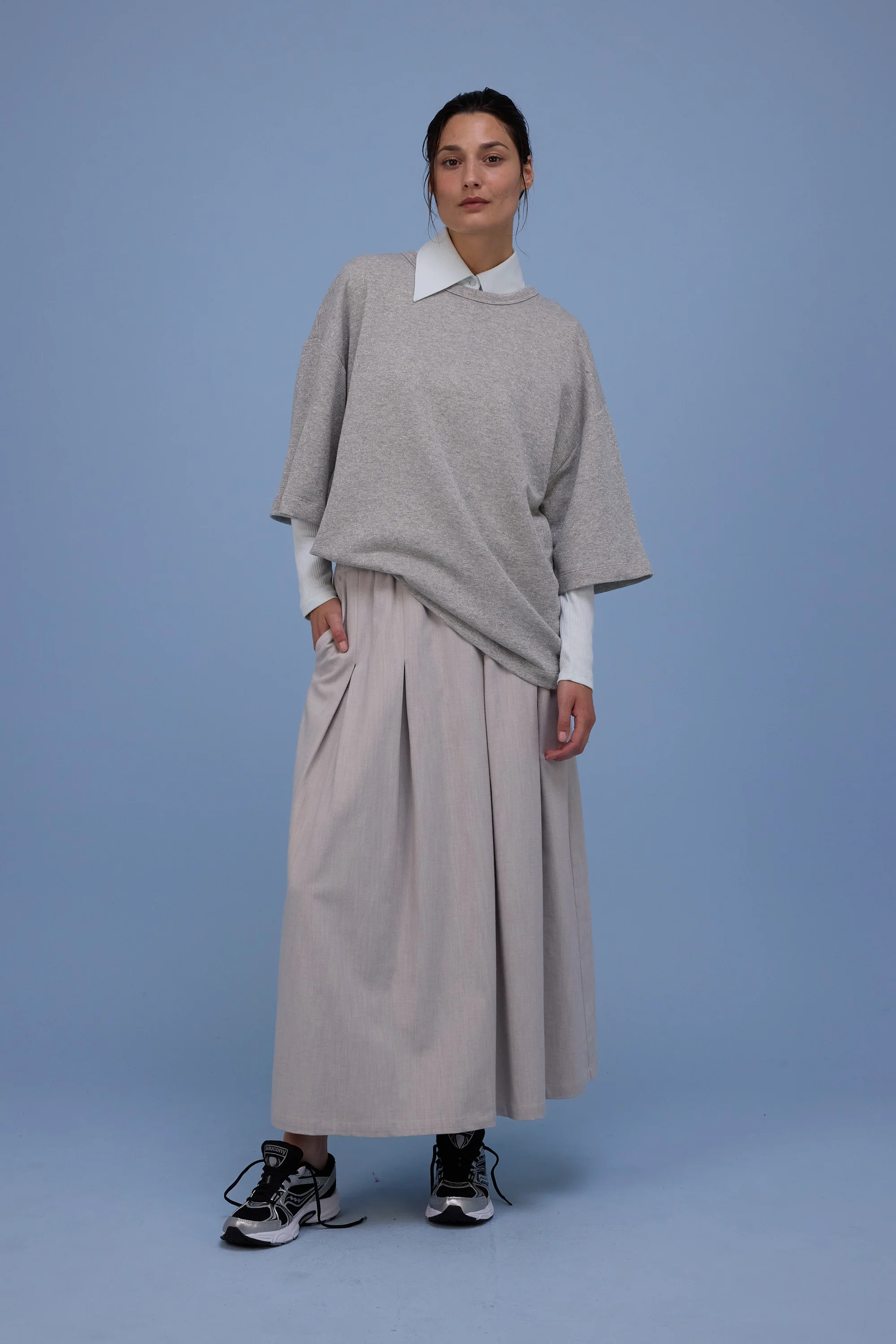 Hanna polo in ice blue - Image 6