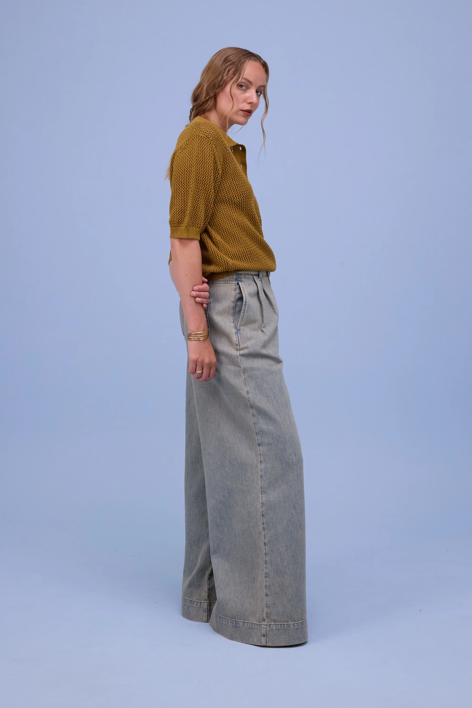 Hokkaido polo in mustard - Image 7